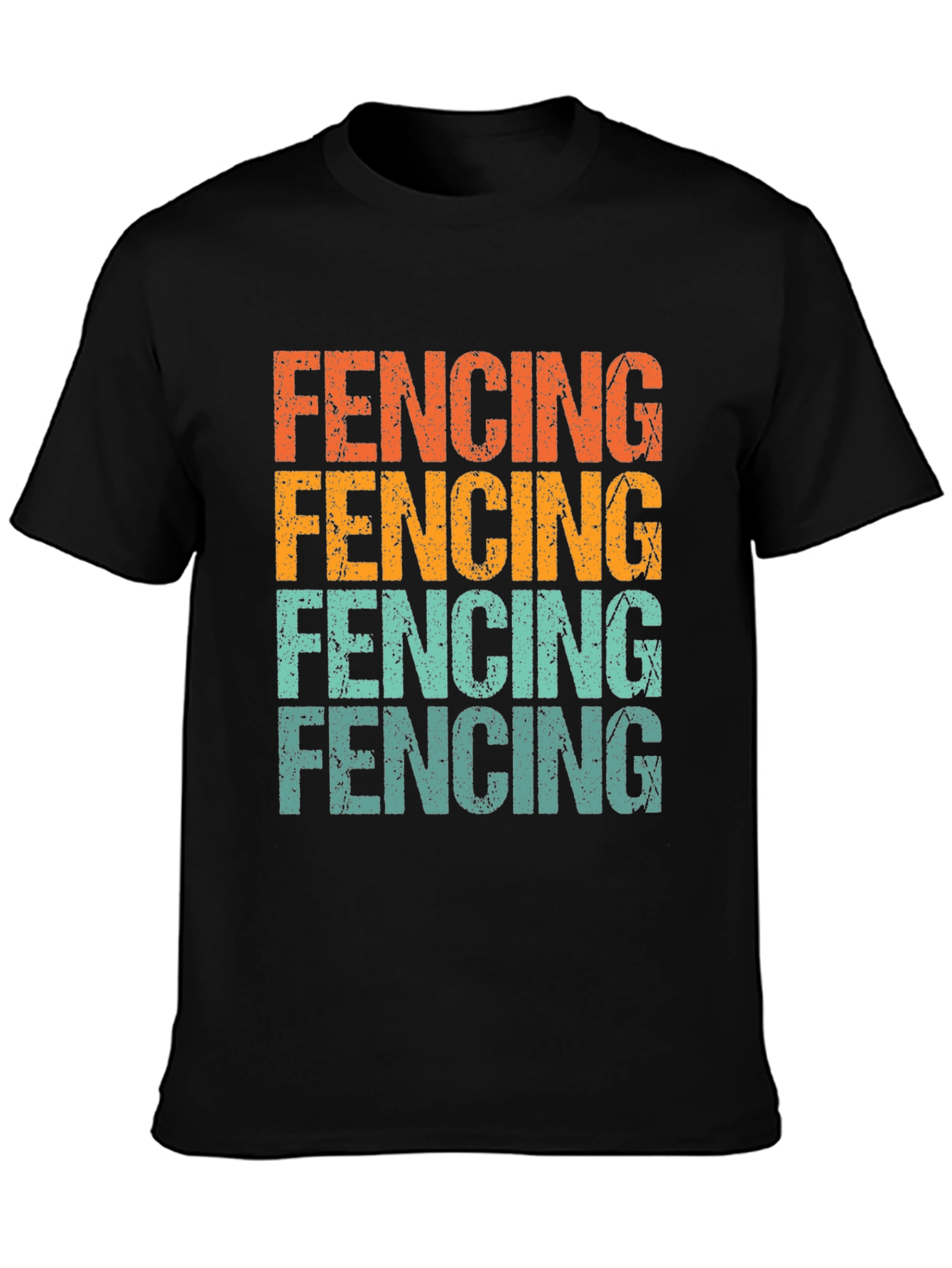Fencing Retro Graphic Tee