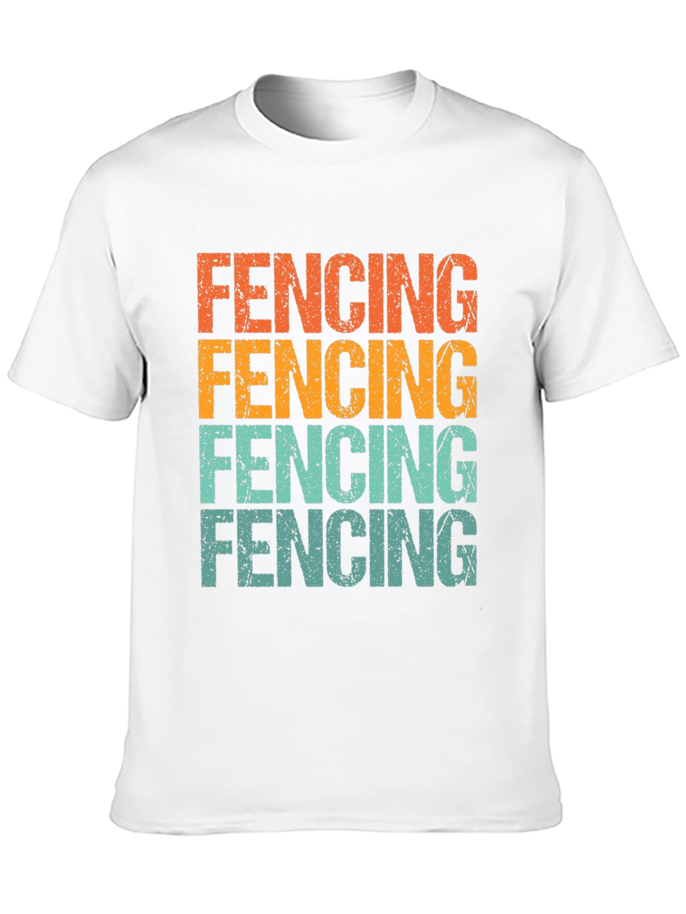 Fencing Retro Graphic Tee