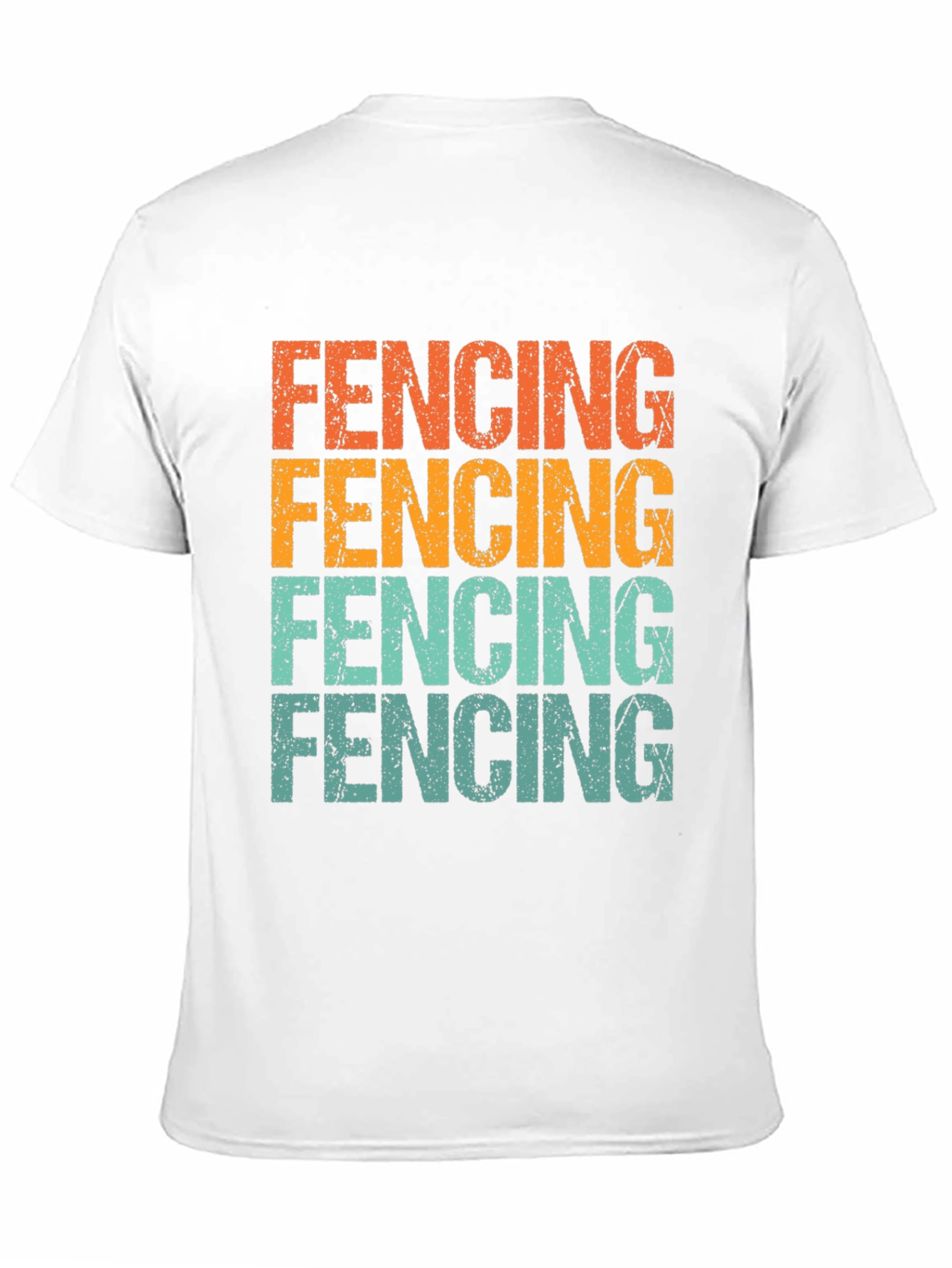 Fencing Retro Graphic Tee