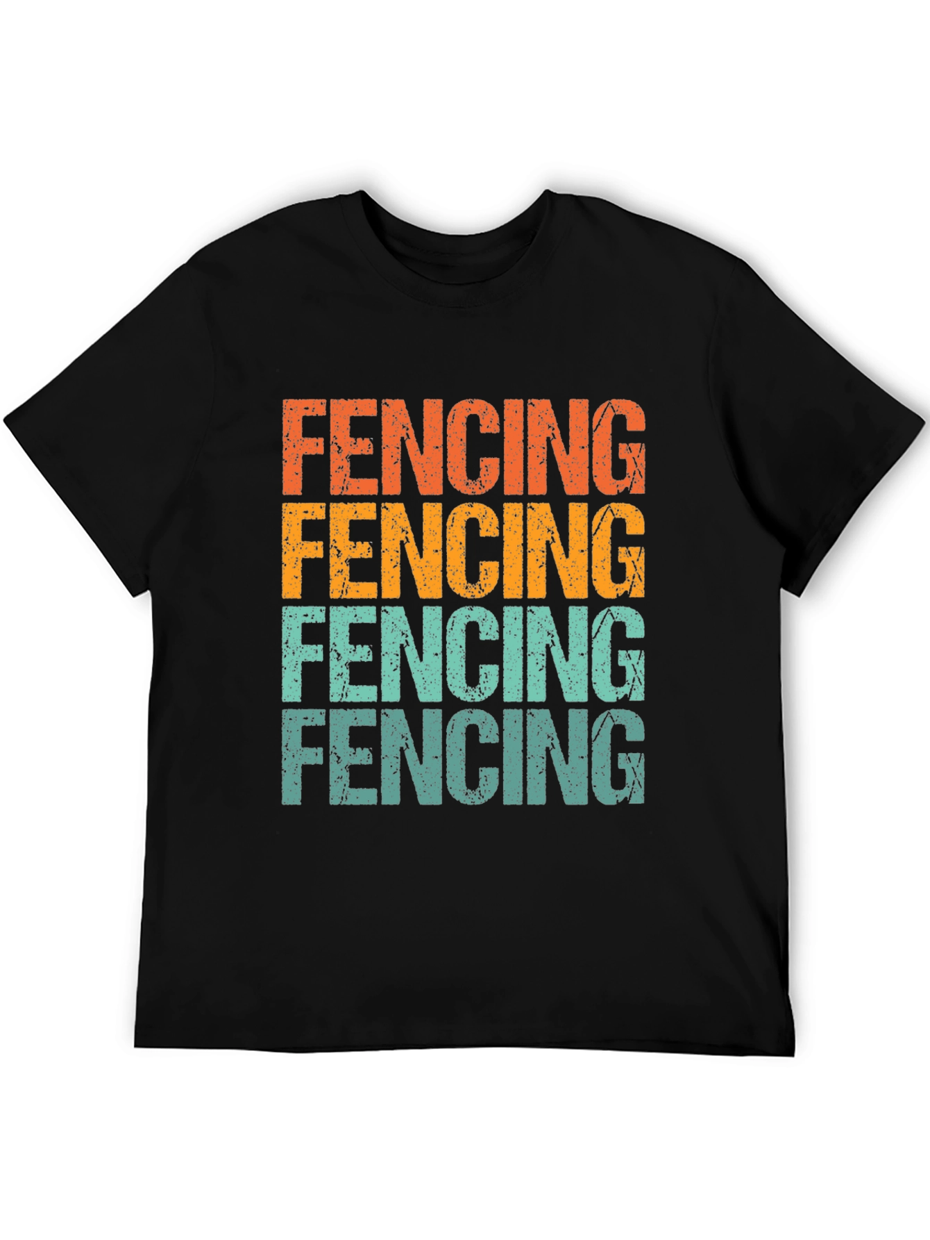 Fencing Retro Graphic Tee