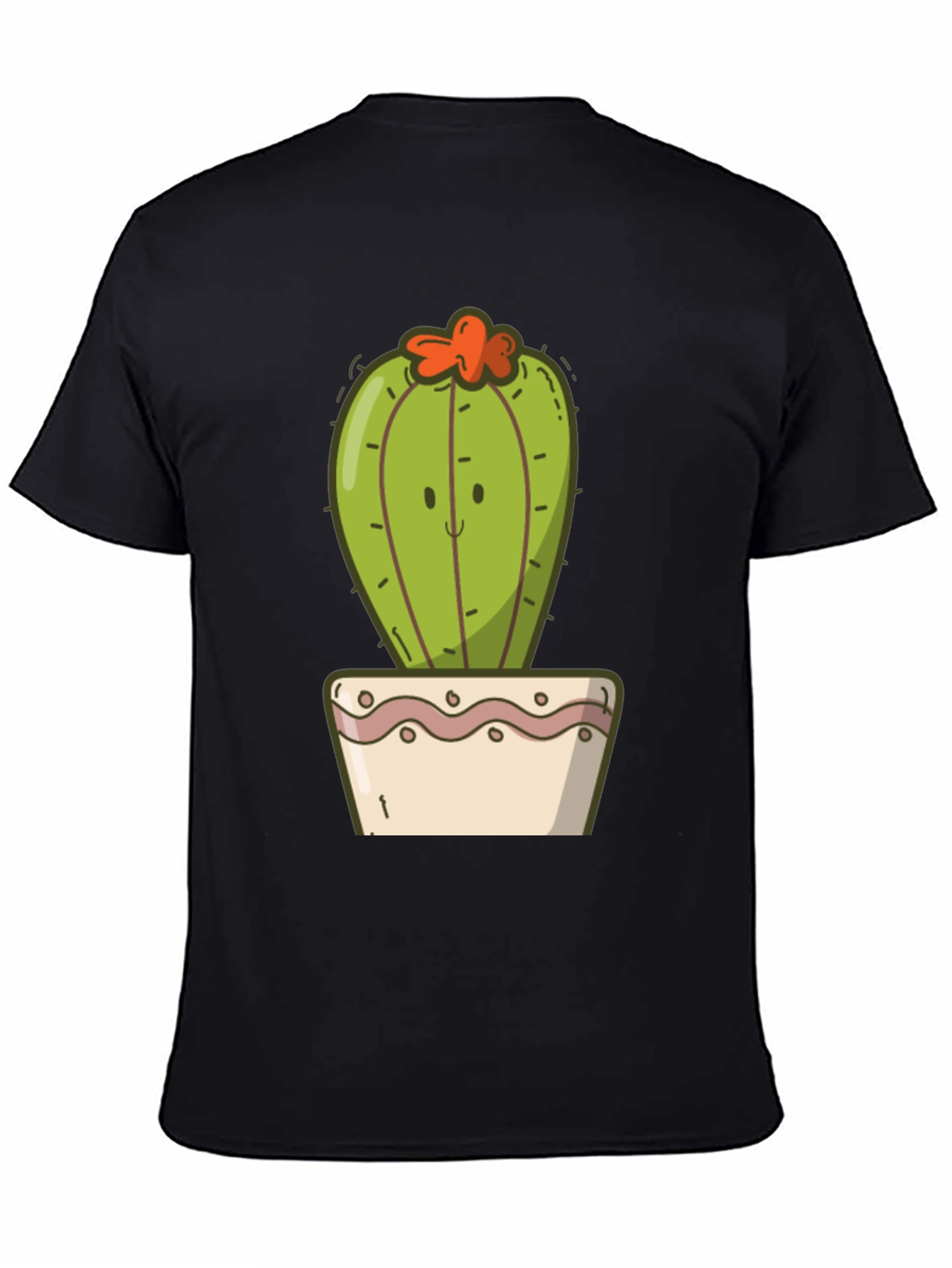 Cute Cactus Graphic Tee - Soft Cotton Blend