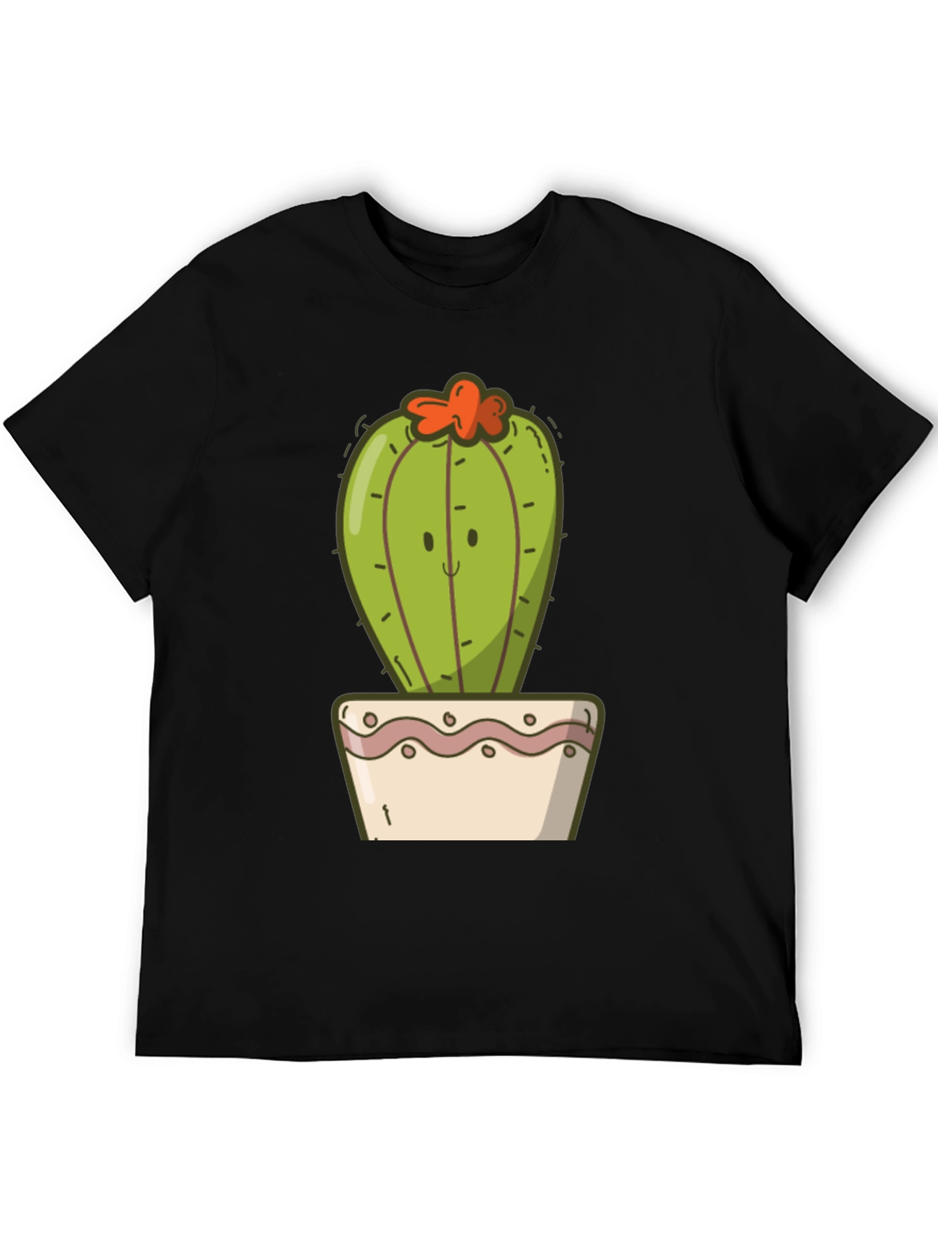 Cute Cactus Graphic Tee - Soft Cotton Blend