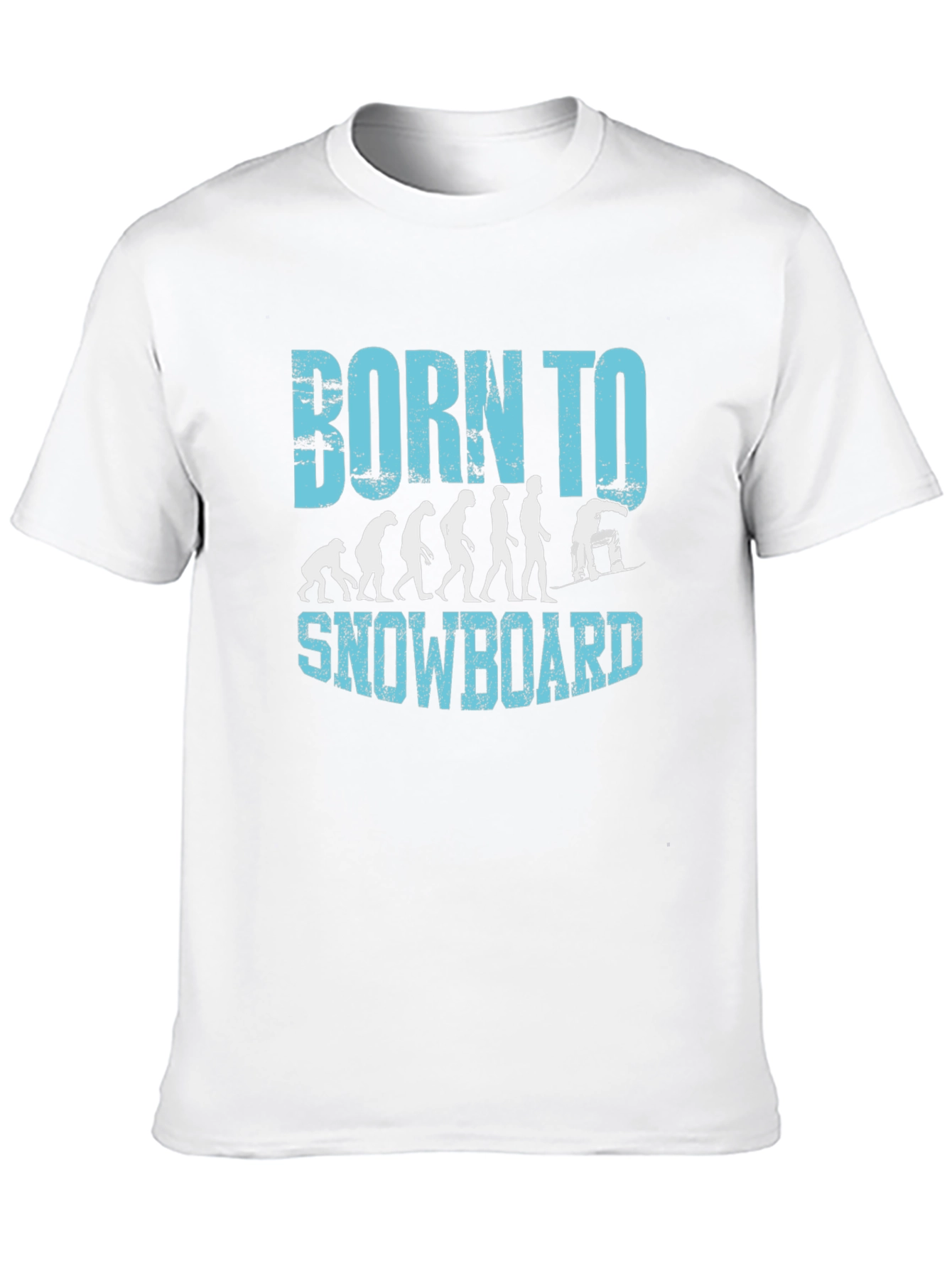 Born to Snowboard T-Shirt - Evolution Design