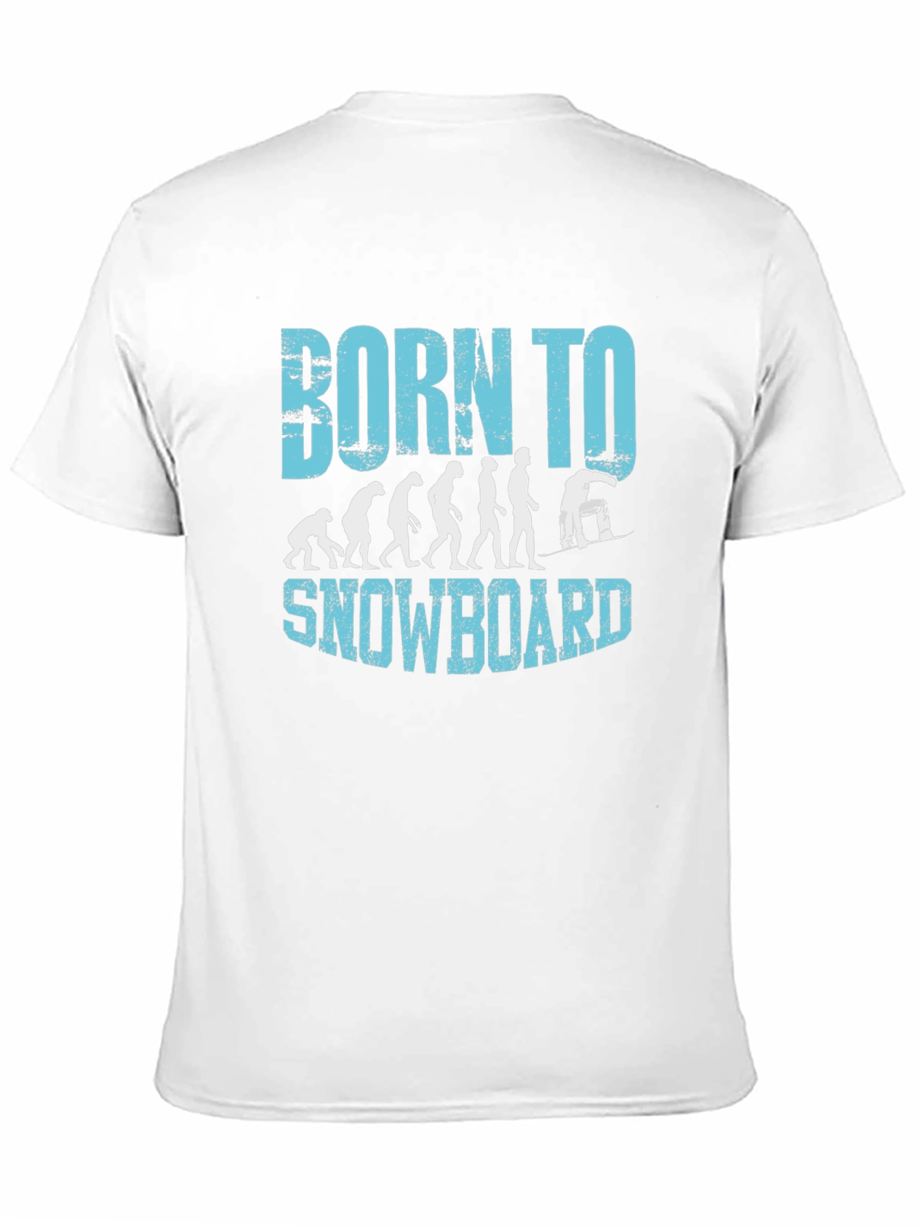 Born to Snowboard T-Shirt - Evolution Design