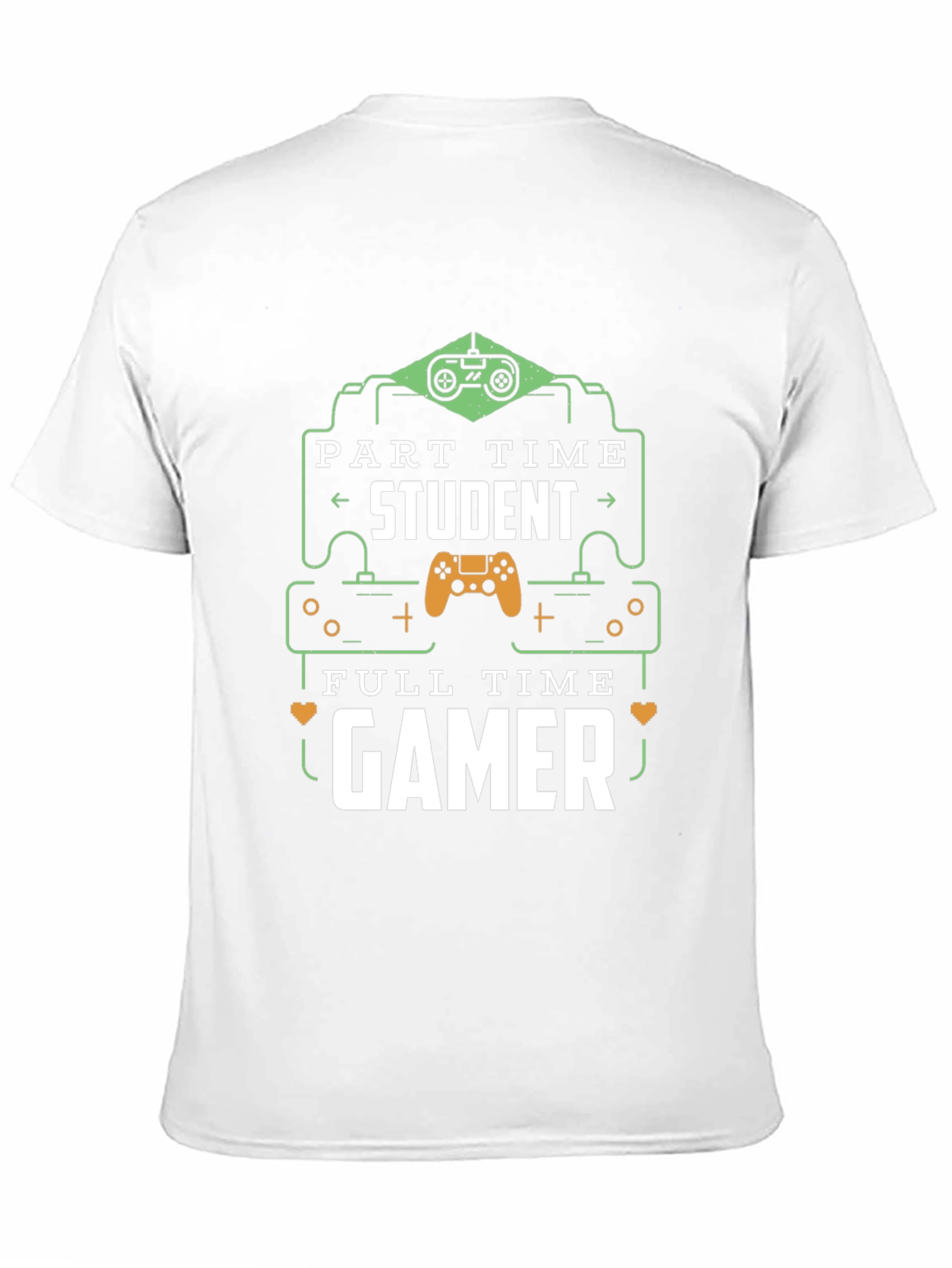 Part Time Student Full Time Gamer Graphic T-Shirt