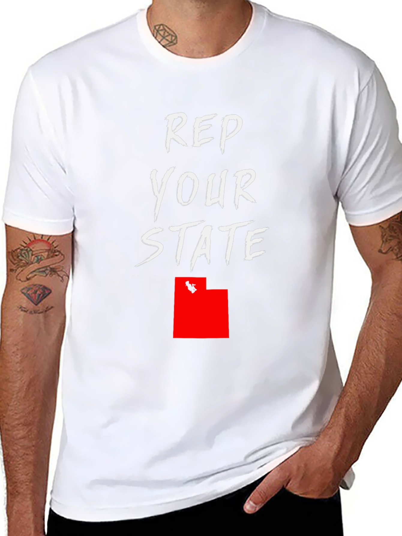 Rep Your State Tee - Utah Pride