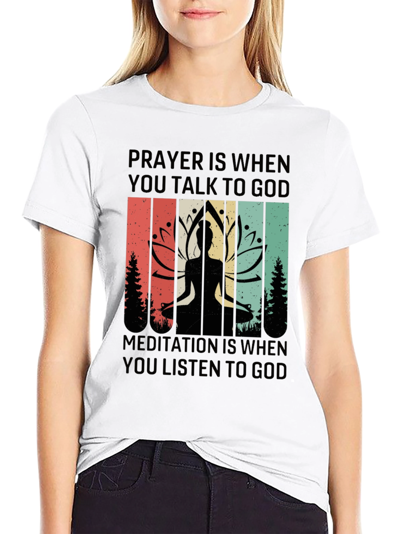 Prayer & Meditation Graphic Tee