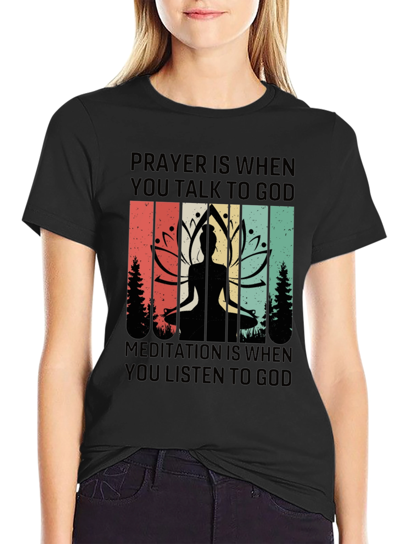 Prayer & Meditation Graphic Tee