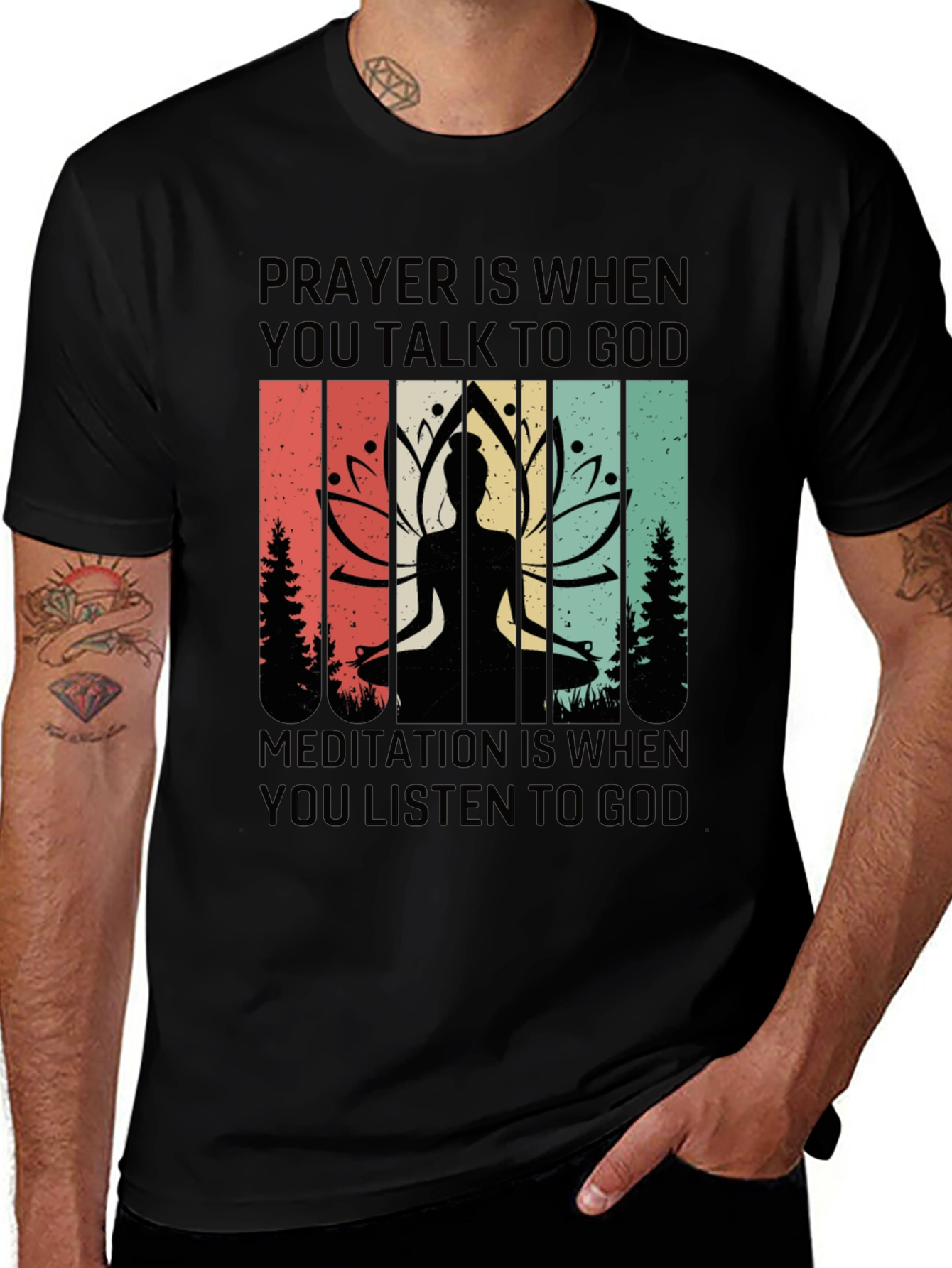 Prayer & Meditation Graphic Tee