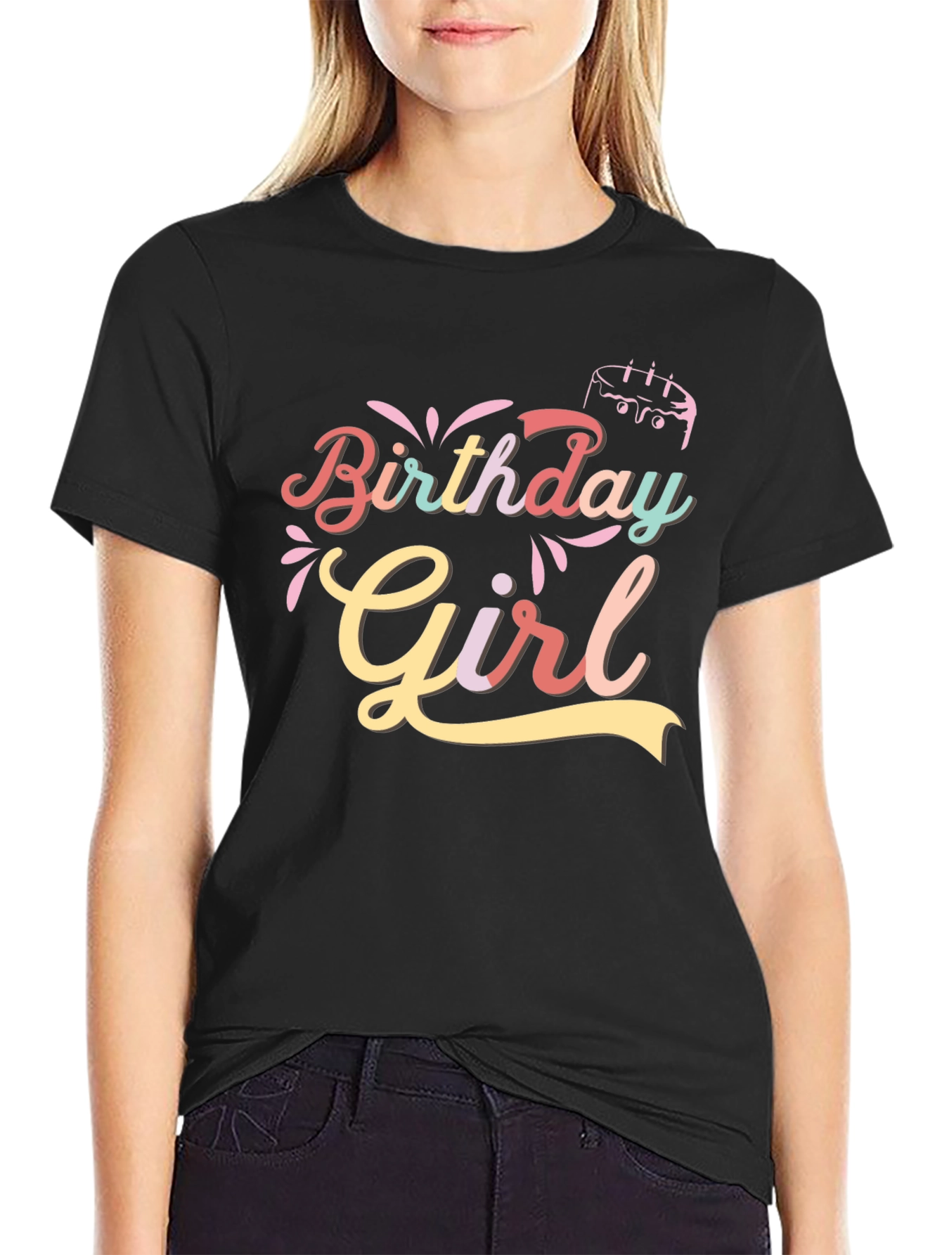 Birthday Girl Graphic Tee - Stylish Party Shirt