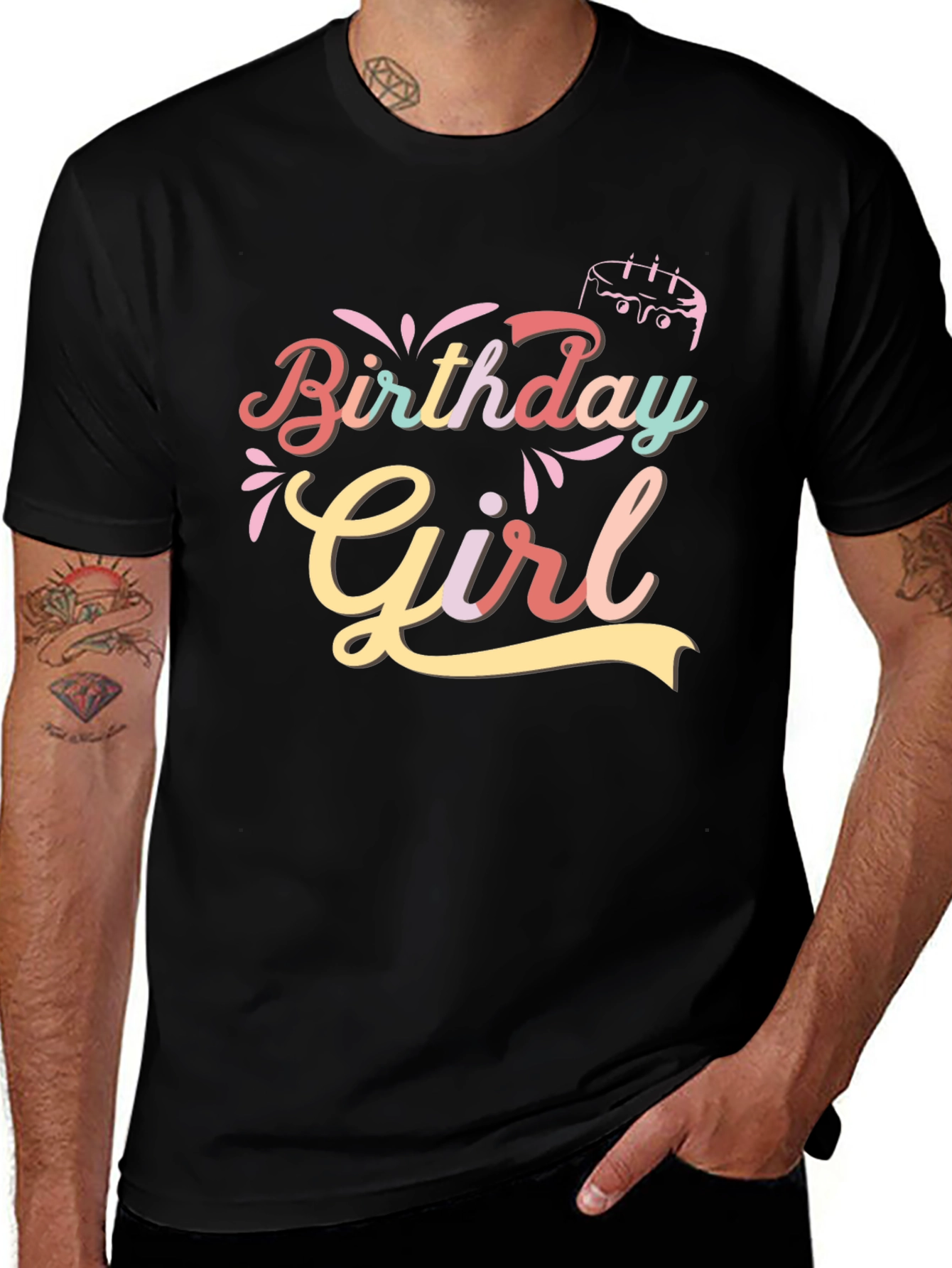 Birthday Girl Graphic Tee - Stylish Party Shirt