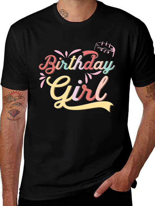 Birthday Girl Graphic Tee - Stylish Party Shirt