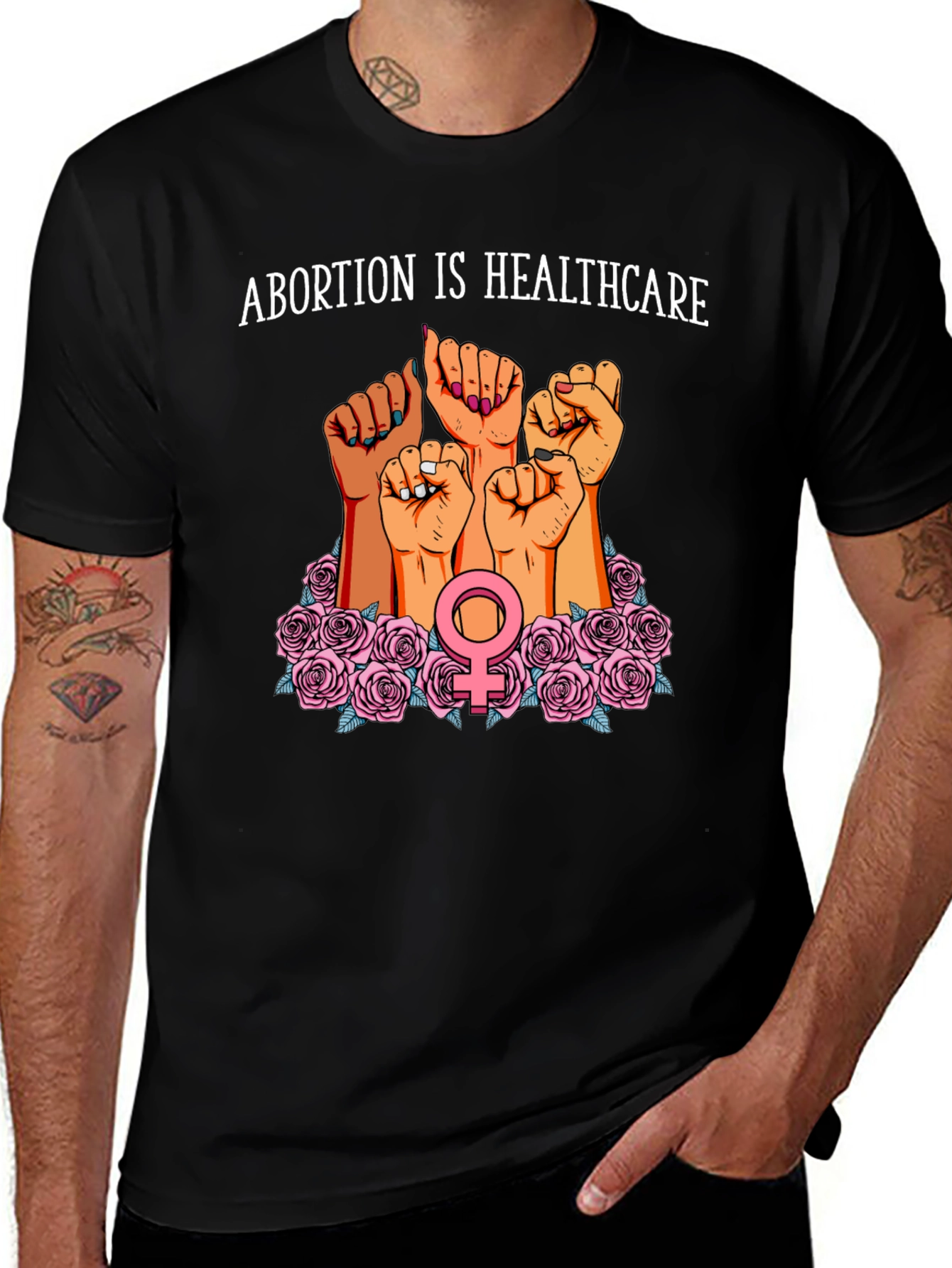Abortion is Healthcare Graphic T-Shirt