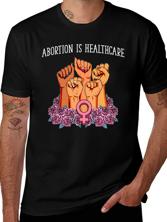 Abortion is Healthcare Graphic T-Shirt