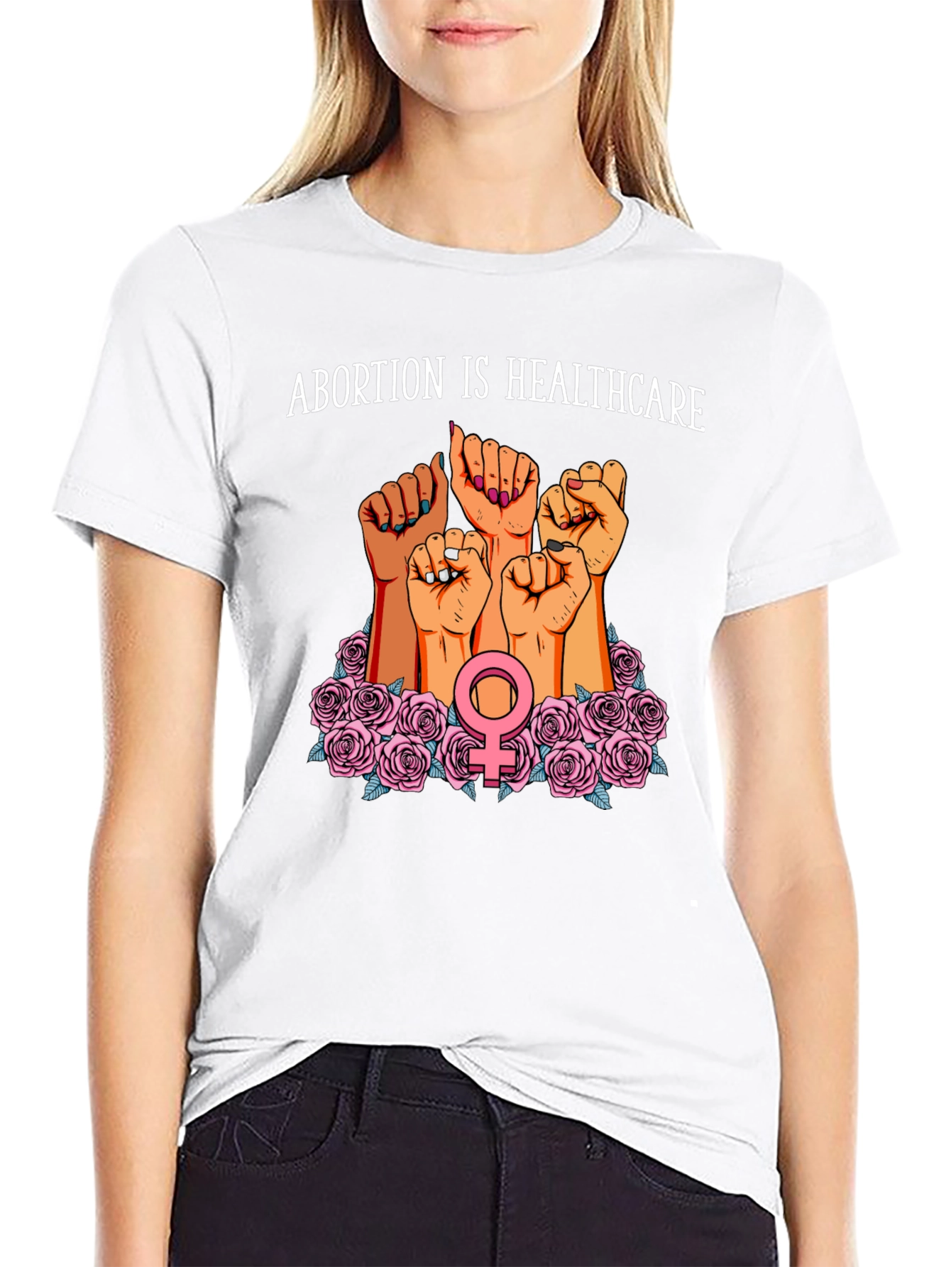 Abortion is Healthcare Graphic T-Shirt