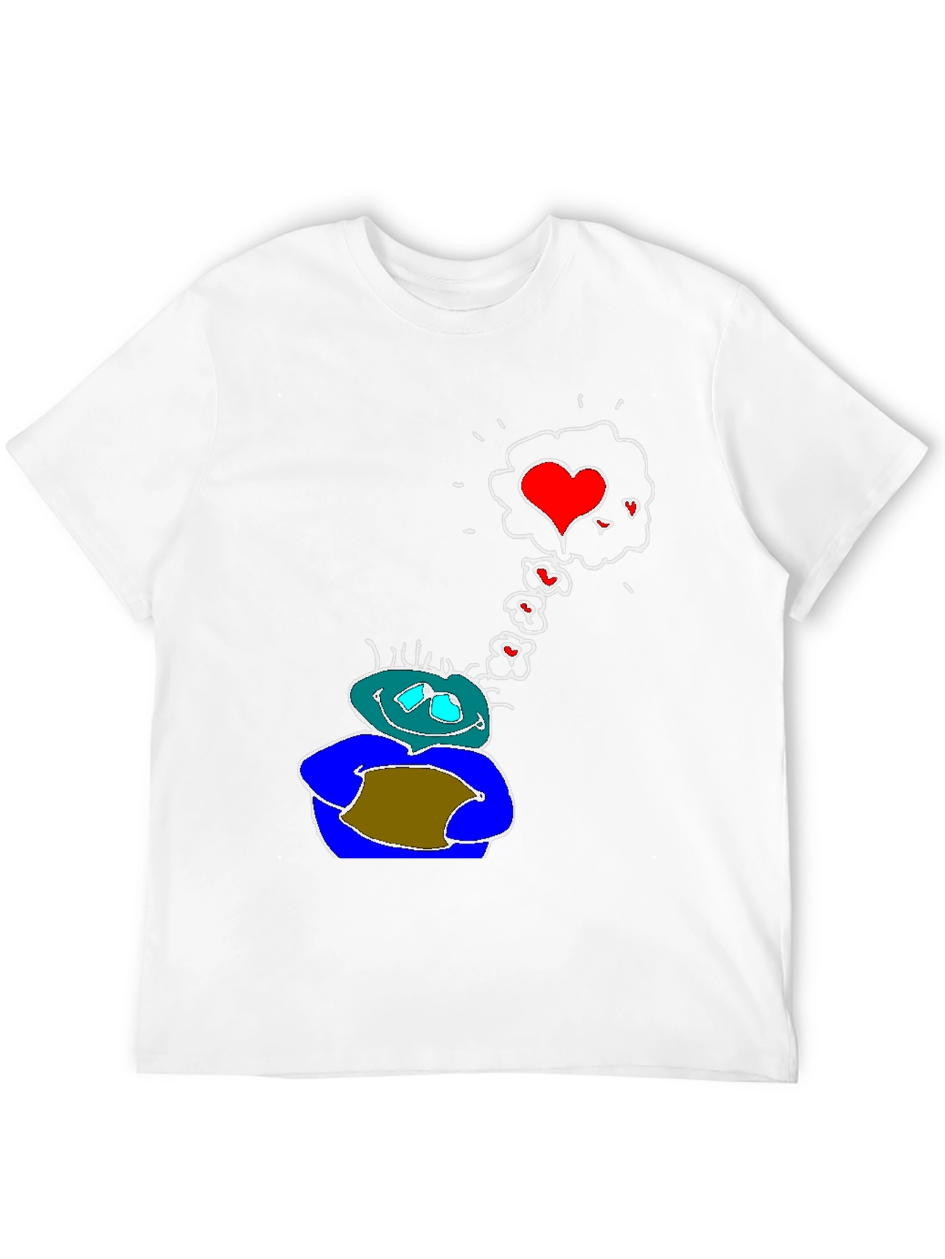 Love Vision Tee: Black Graphic T-Shirt