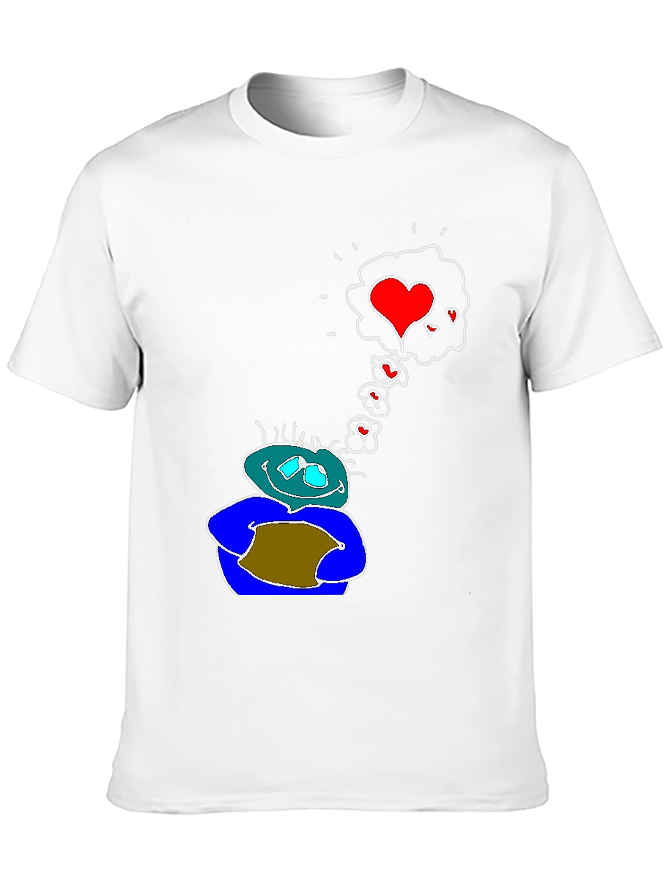Love Vision Tee: Black Graphic T-Shirt