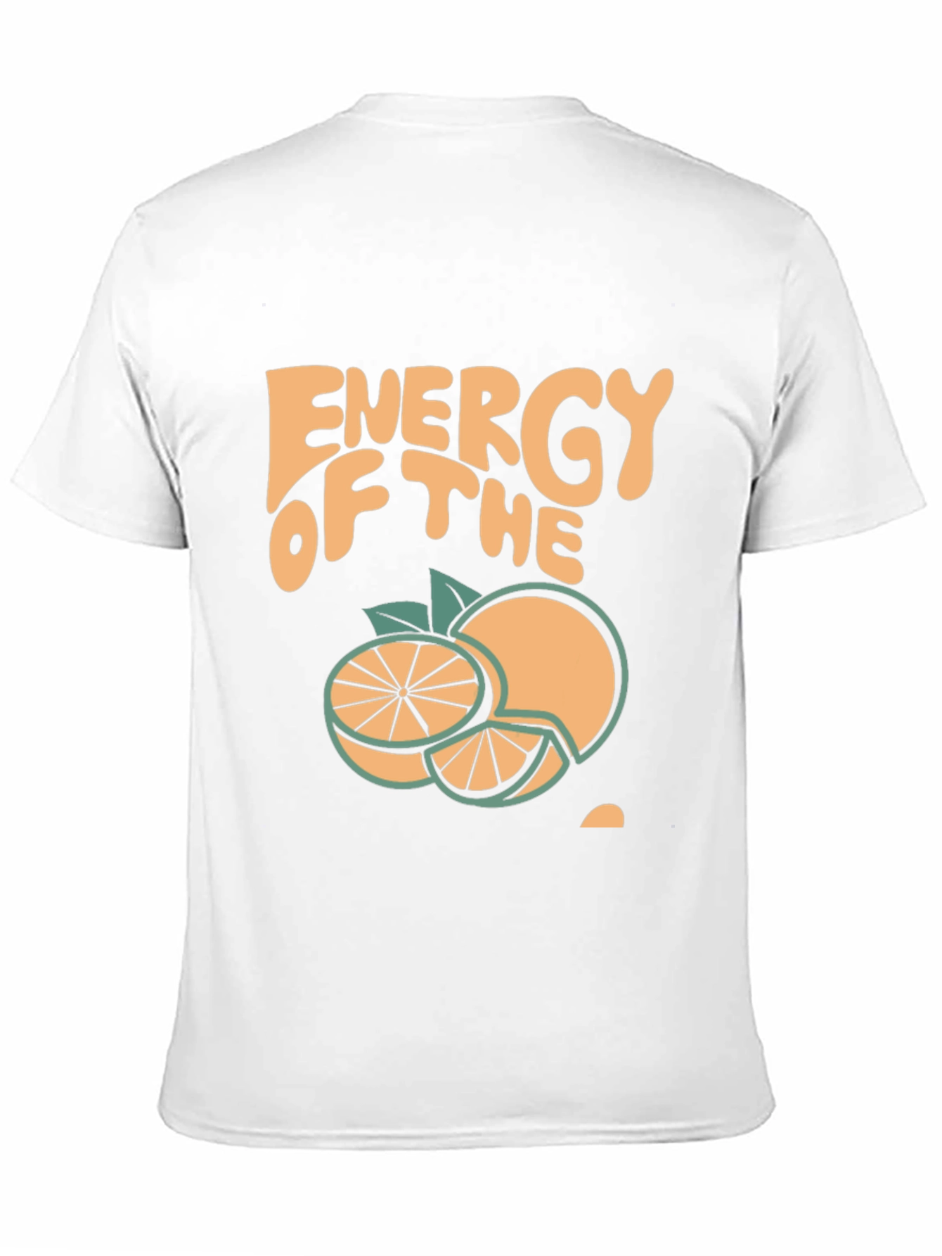 Energy of the Orange Graphic Tee - Black