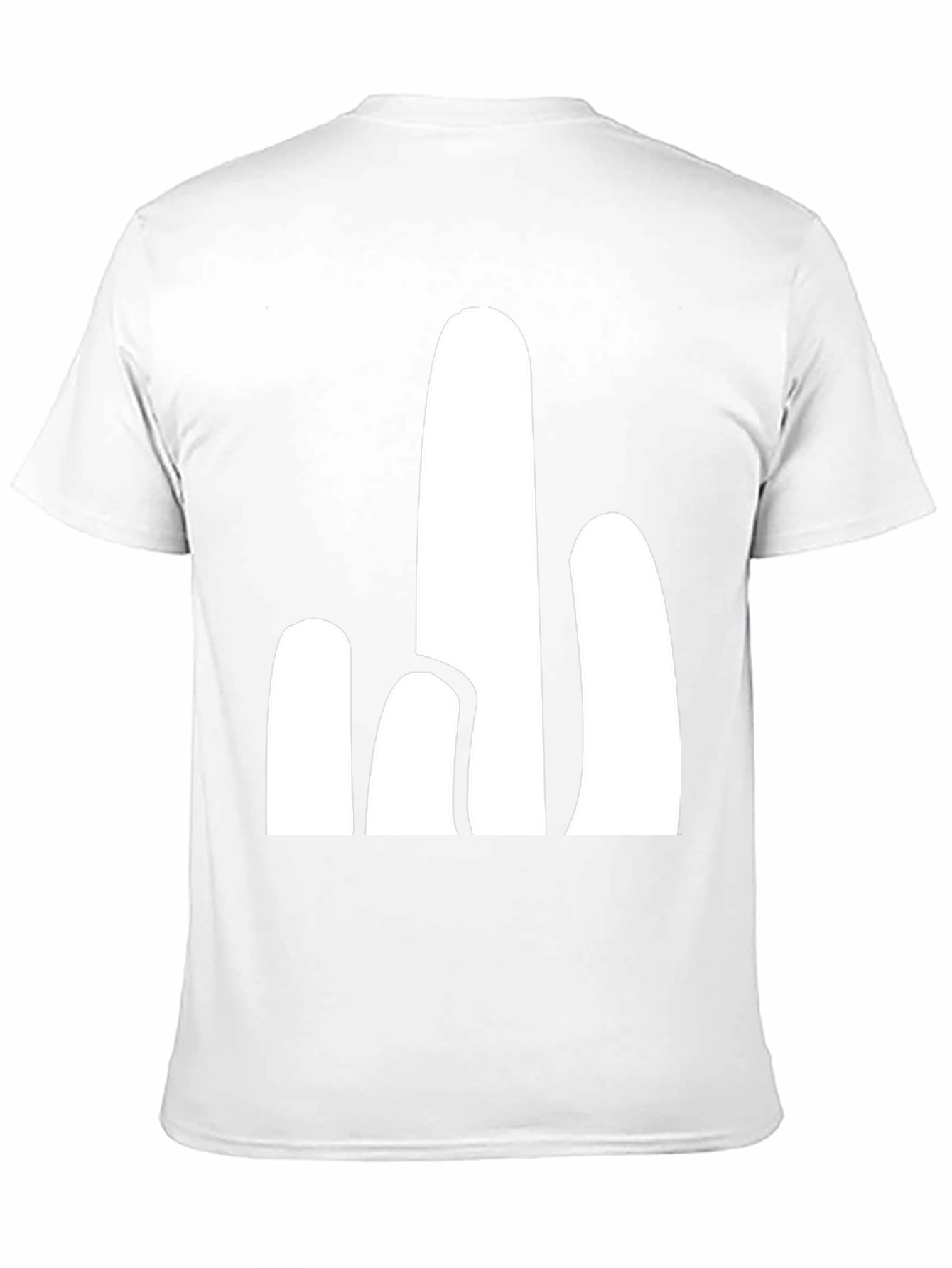 Abstract Cactus Graphic Tee - Modern Desert Style