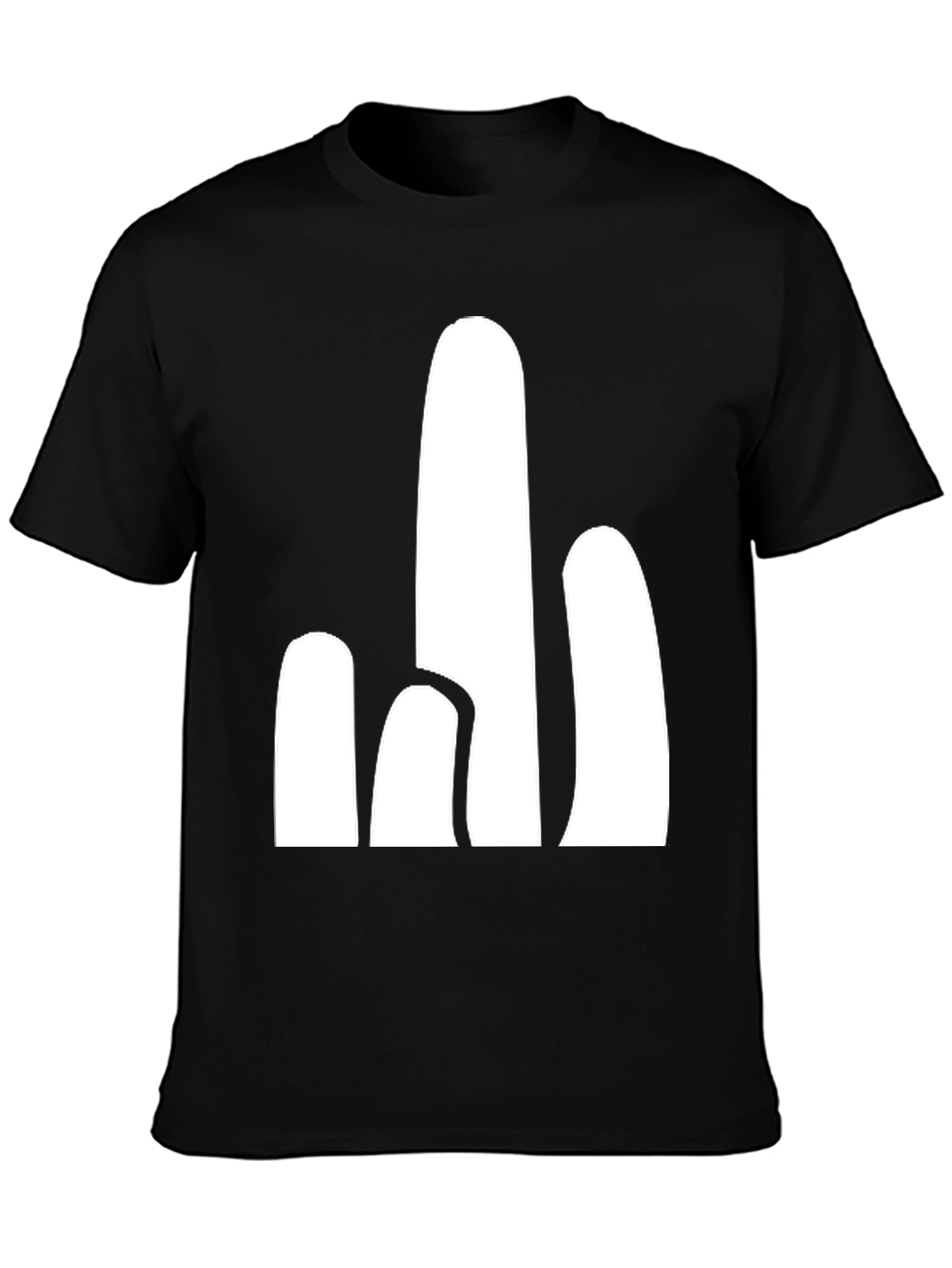 Abstract Cactus Graphic Tee - Modern Desert Style