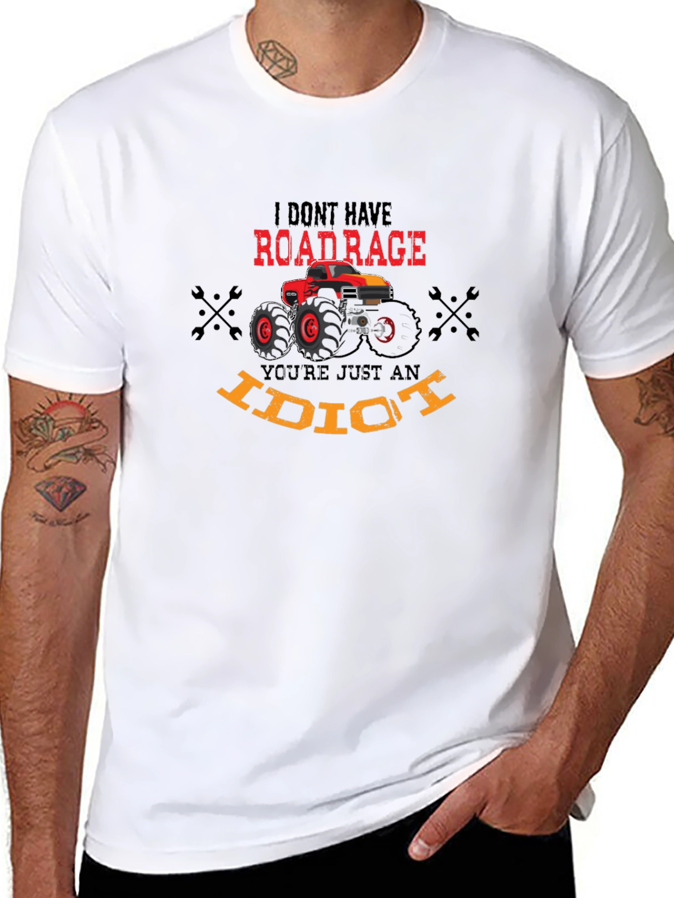 Road Rage Monster Truck Graphic Tee