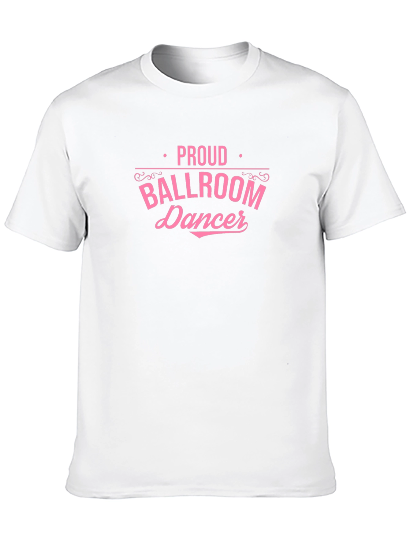 Proud Ballroom Dancer Graphic Tee - Black Cotton