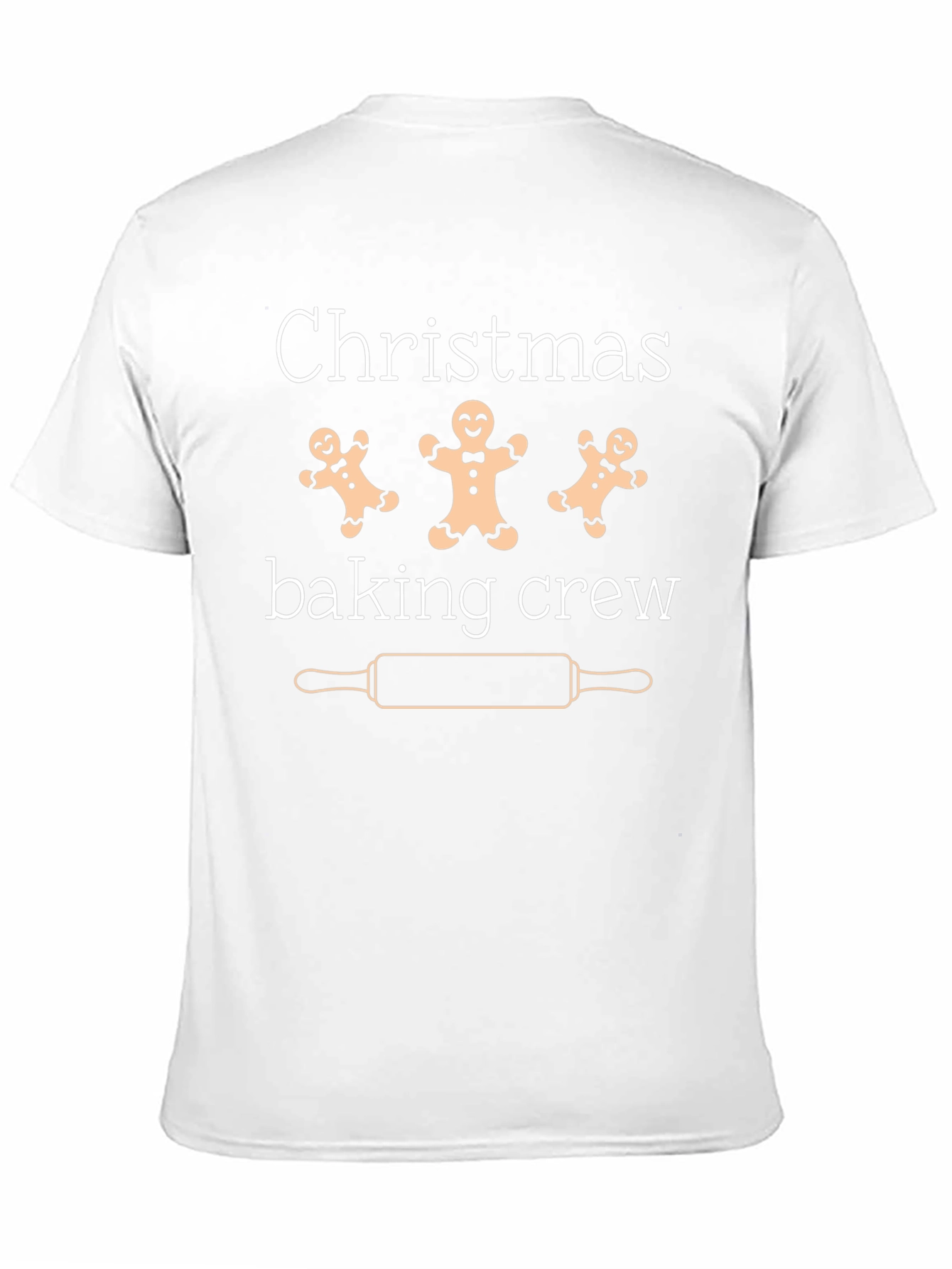 Christmas Baking Crew T-Shirt Holiday Gingerbread Man Shirt