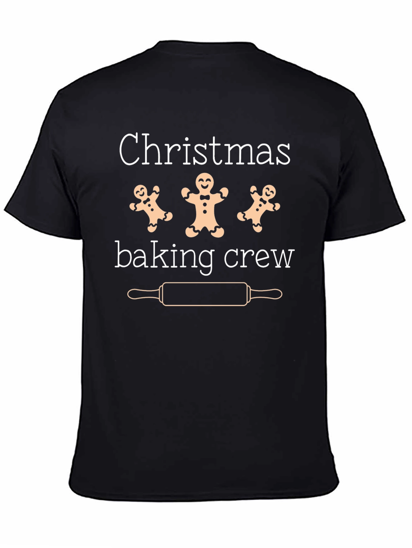 Christmas Baking Crew T-Shirt Holiday Gingerbread Man Shirt