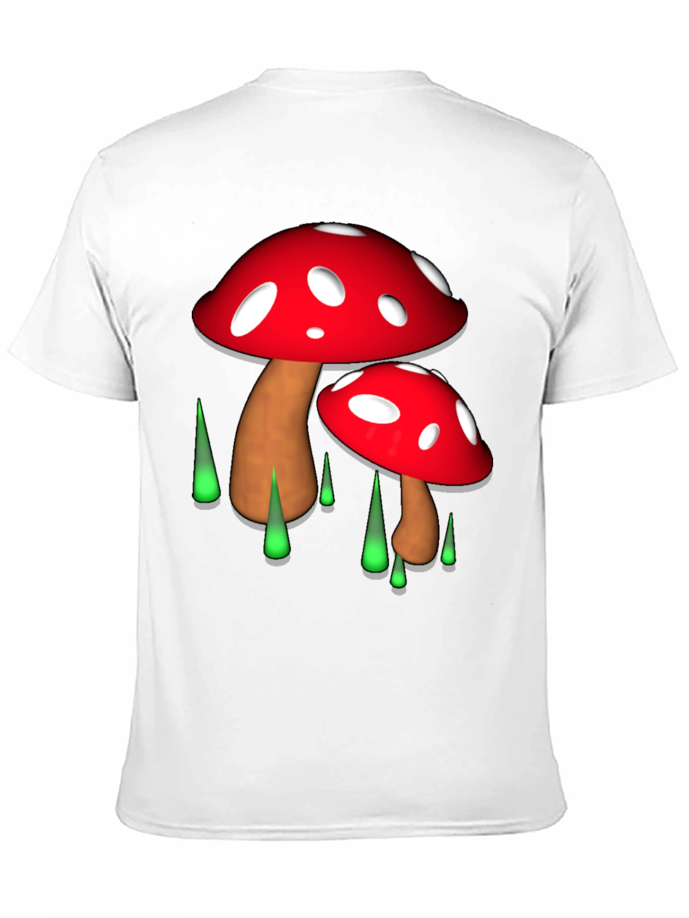 Funky Mushroom Graphic T-Shirt - Unique Design