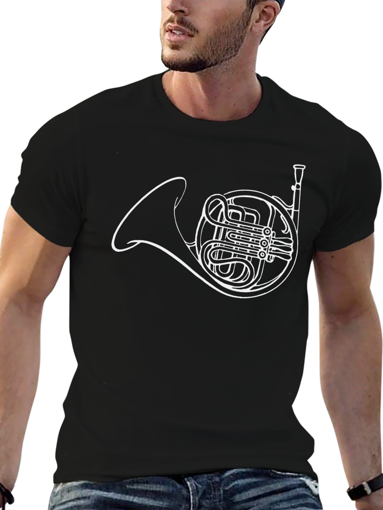 French Horn T-Shirt - Musician Apparel