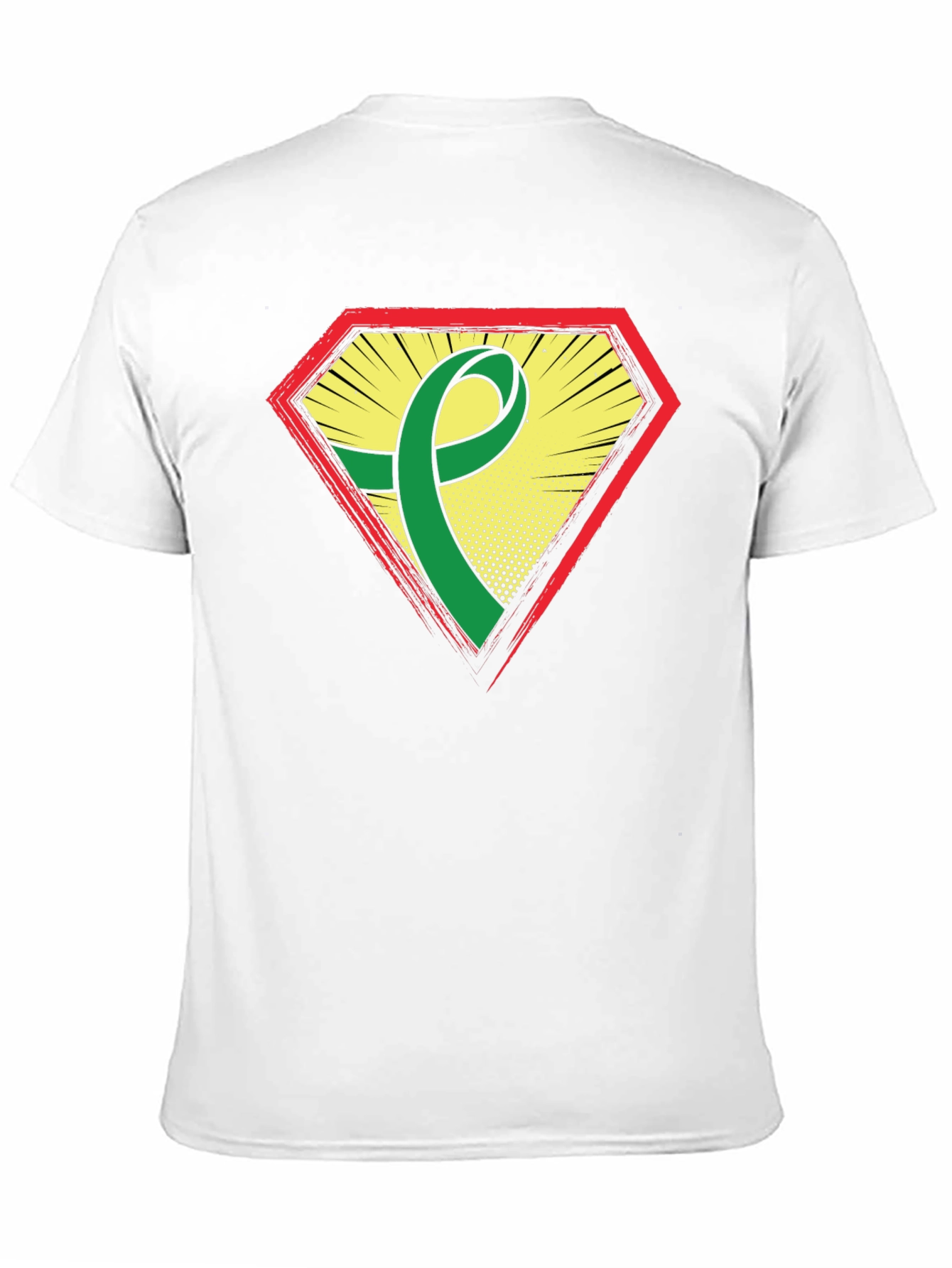 Green Ribbon Superhero T-Shirt