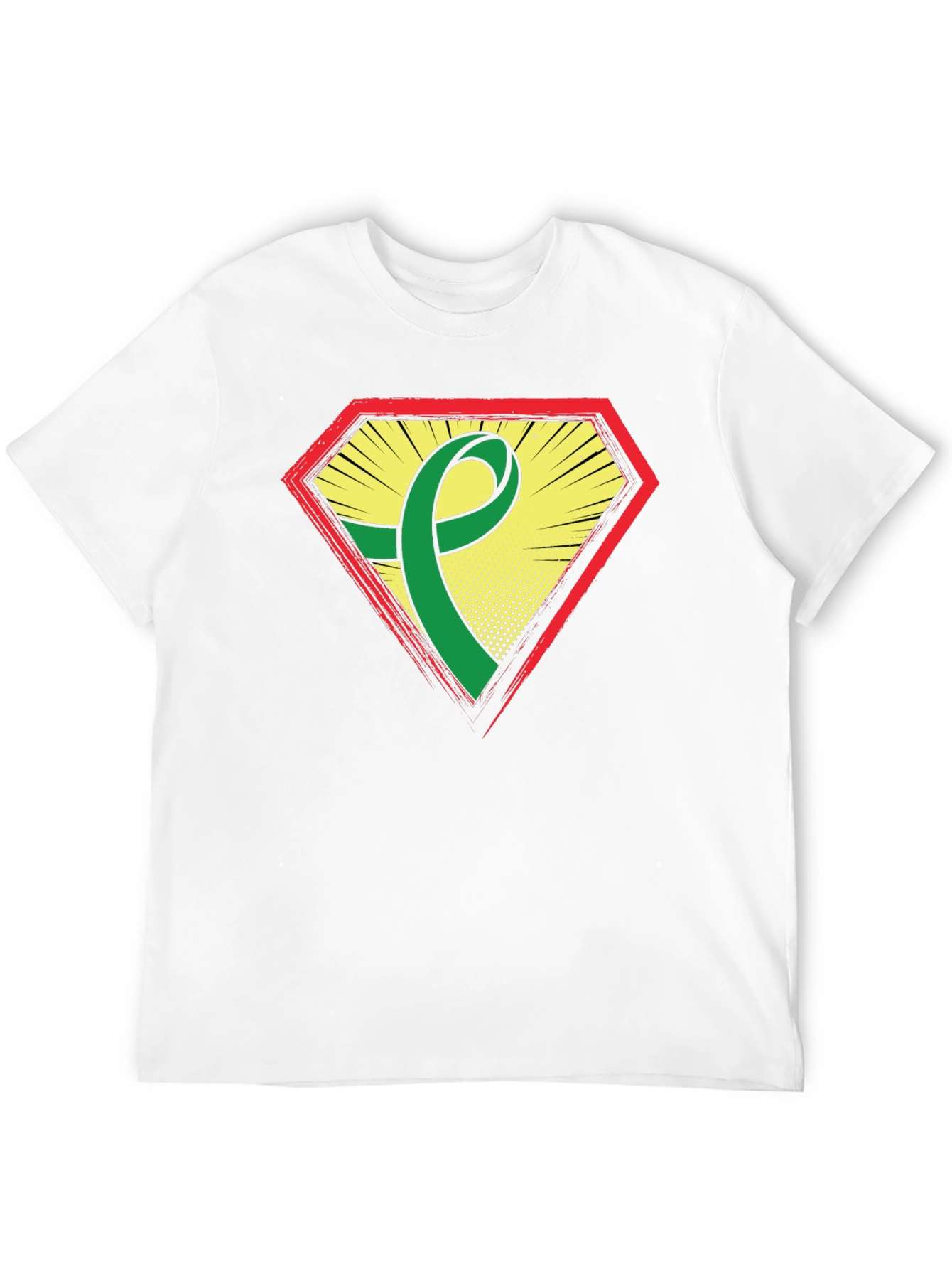 Green Ribbon Superhero T-Shirt