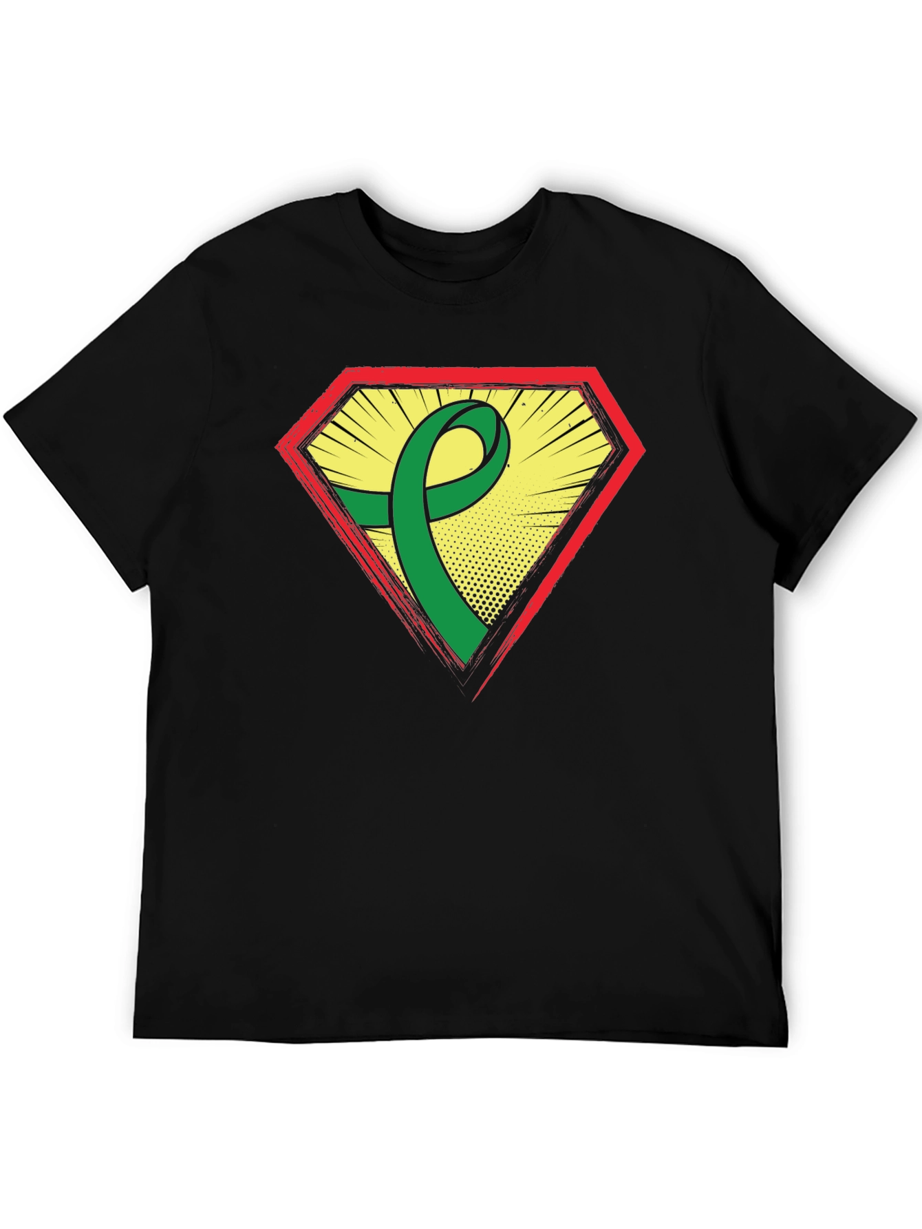 Green Ribbon Superhero T-Shirt