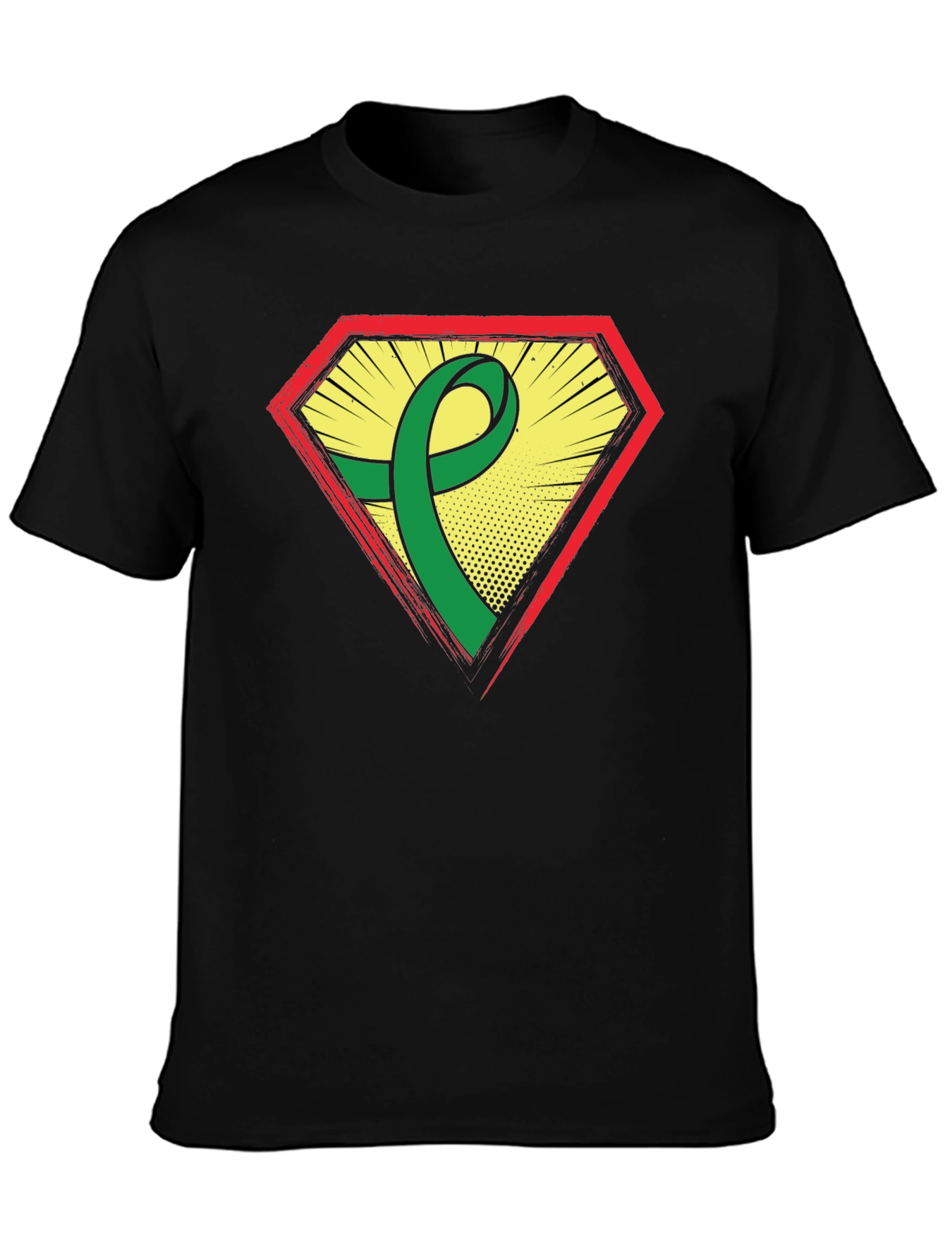 Green Ribbon Superhero T-Shirt