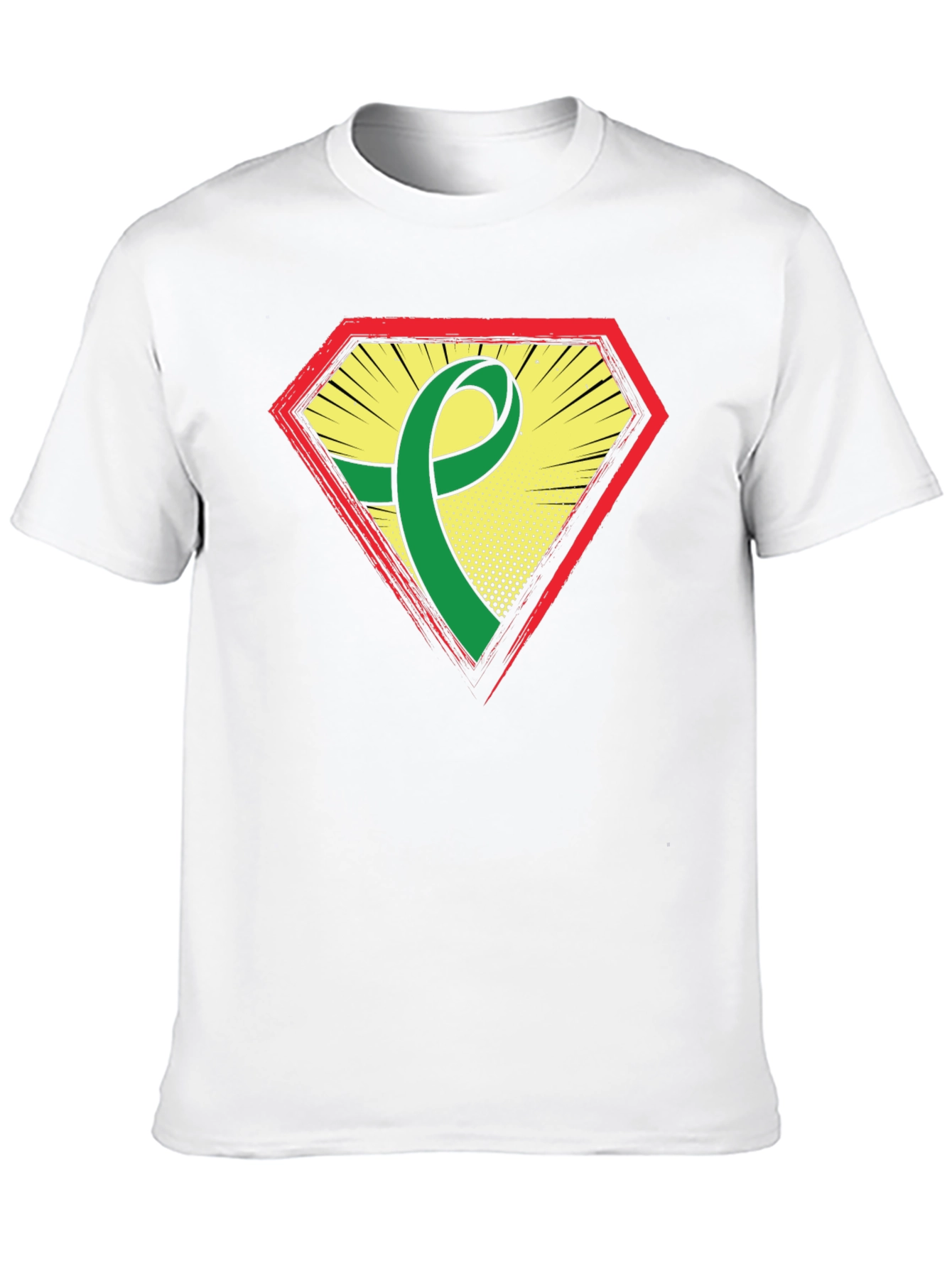 Green Ribbon Superhero T-Shirt