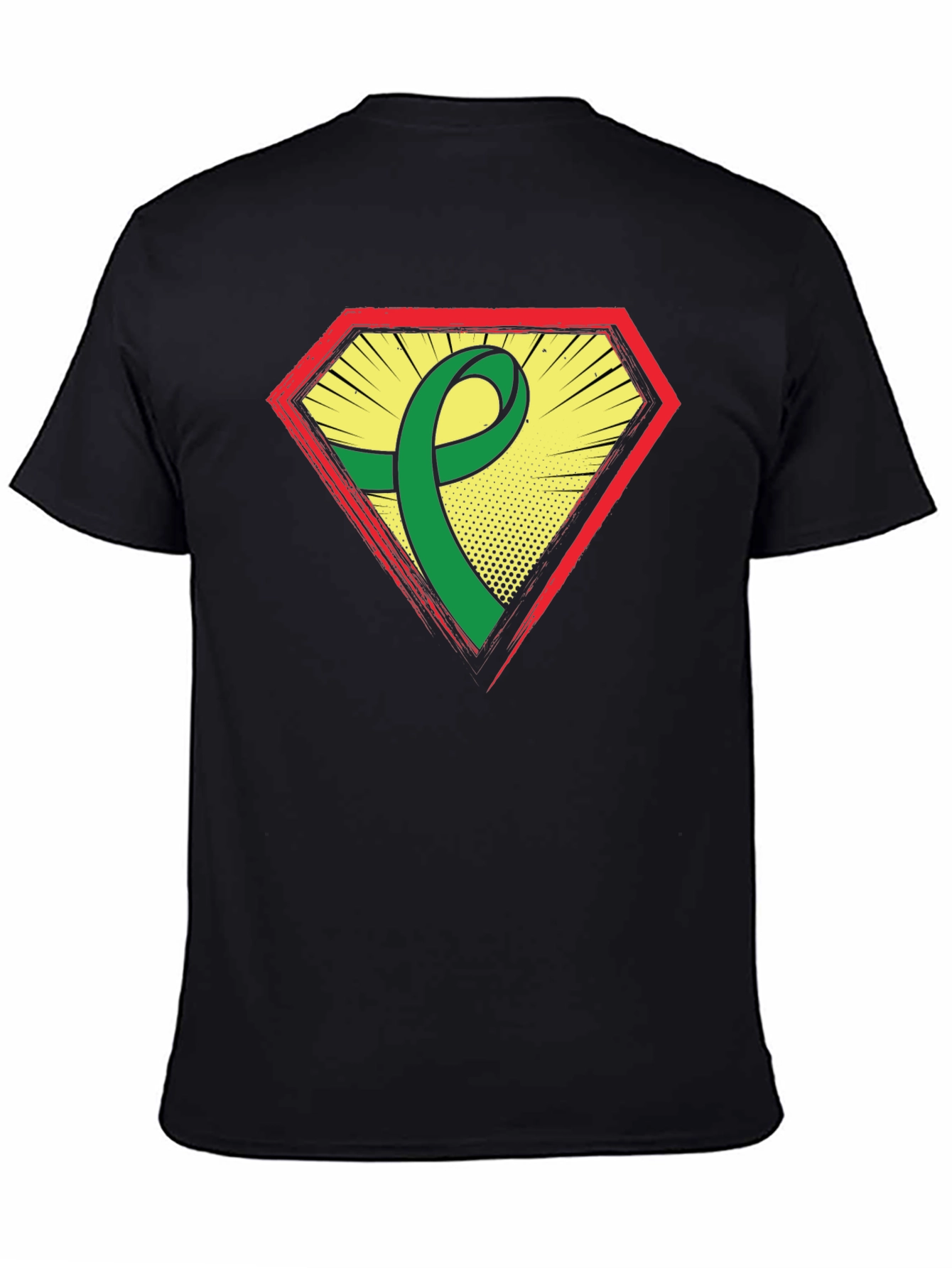 Green Ribbon Superhero T-Shirt