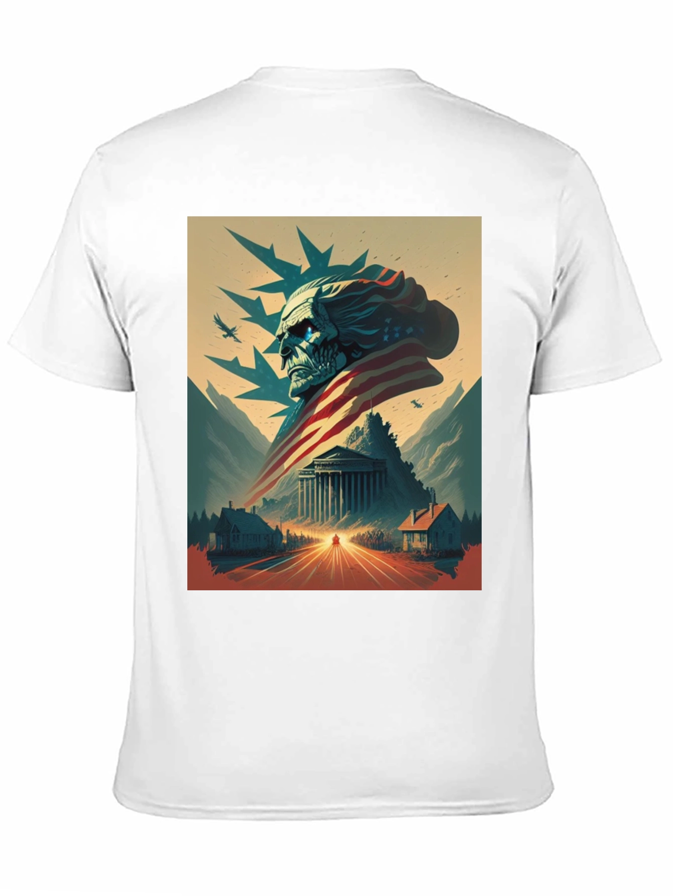 American Patriot Graphic Tee - Black