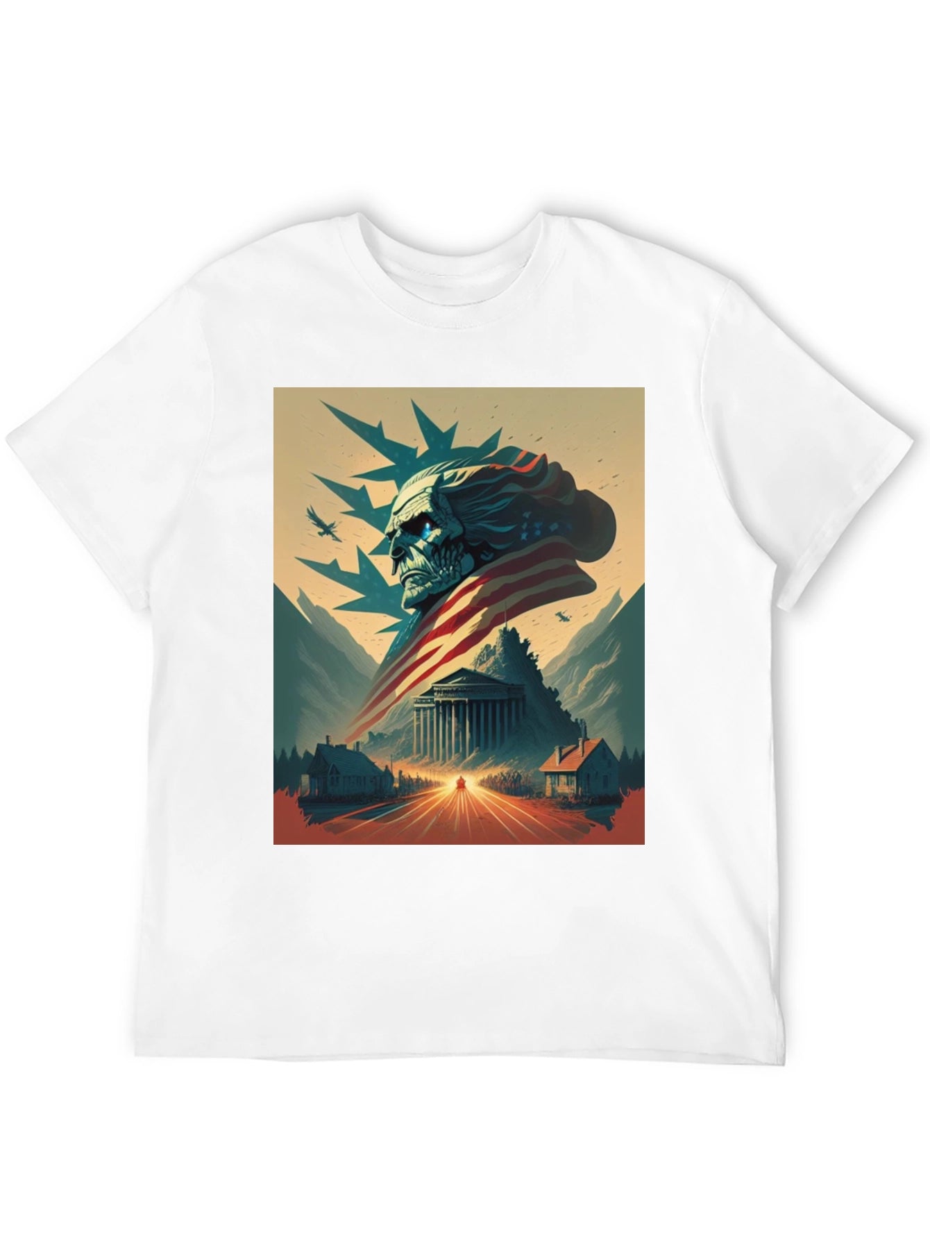 American Patriot Graphic Tee - Black
