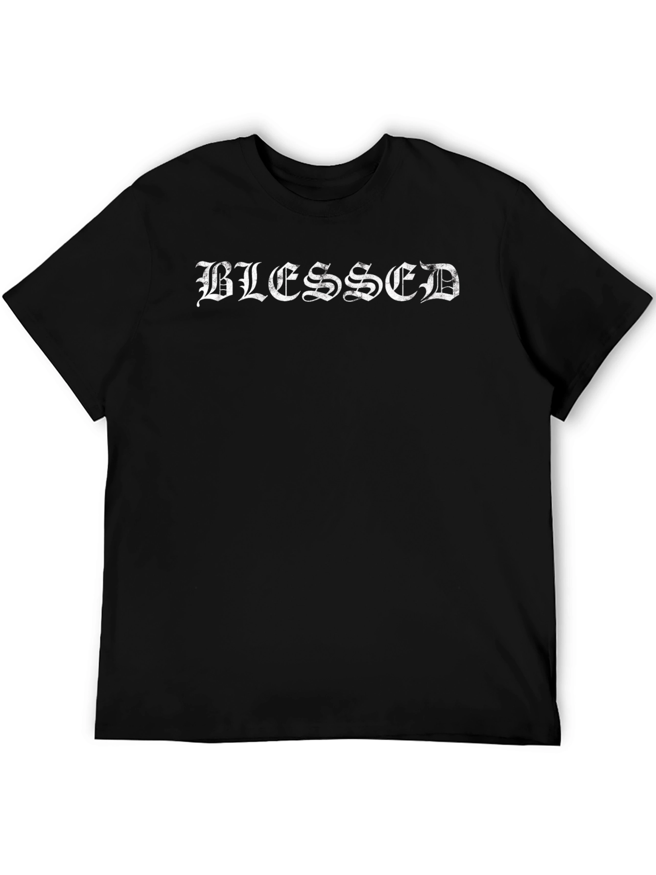 Blessed Graphic Tee - Premium Black T-Shirt