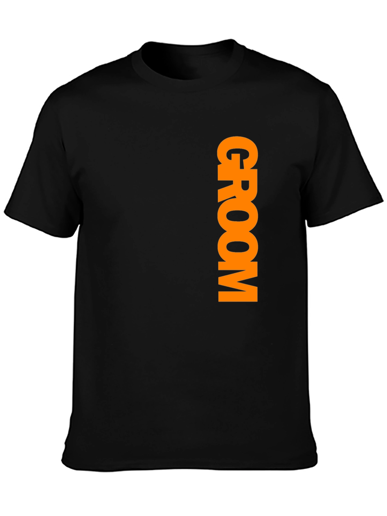 Groom Crew Tee - Black Cotton Wedding Party Shirt
