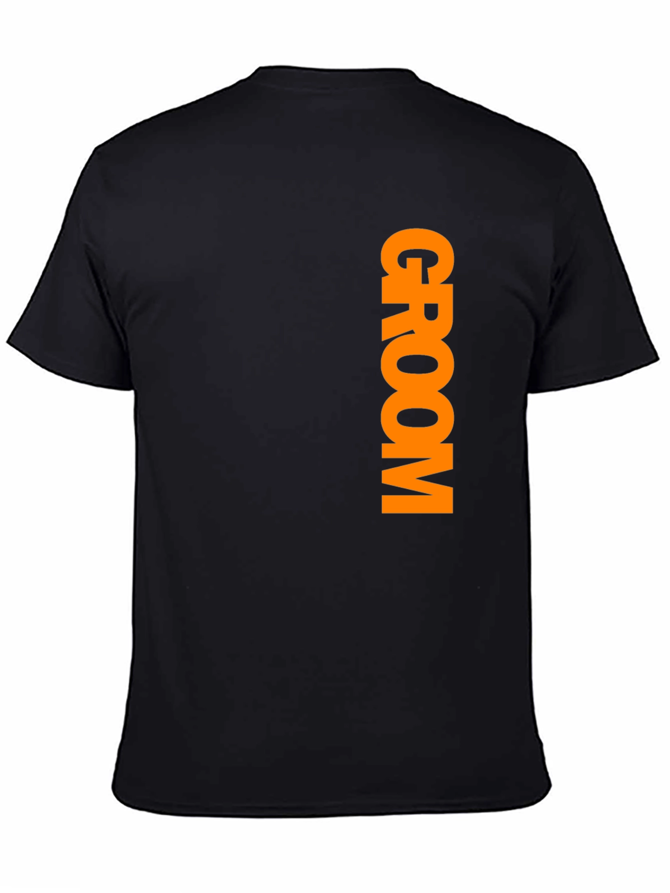 Groom Crew Tee - Black Cotton Wedding Party Shirt