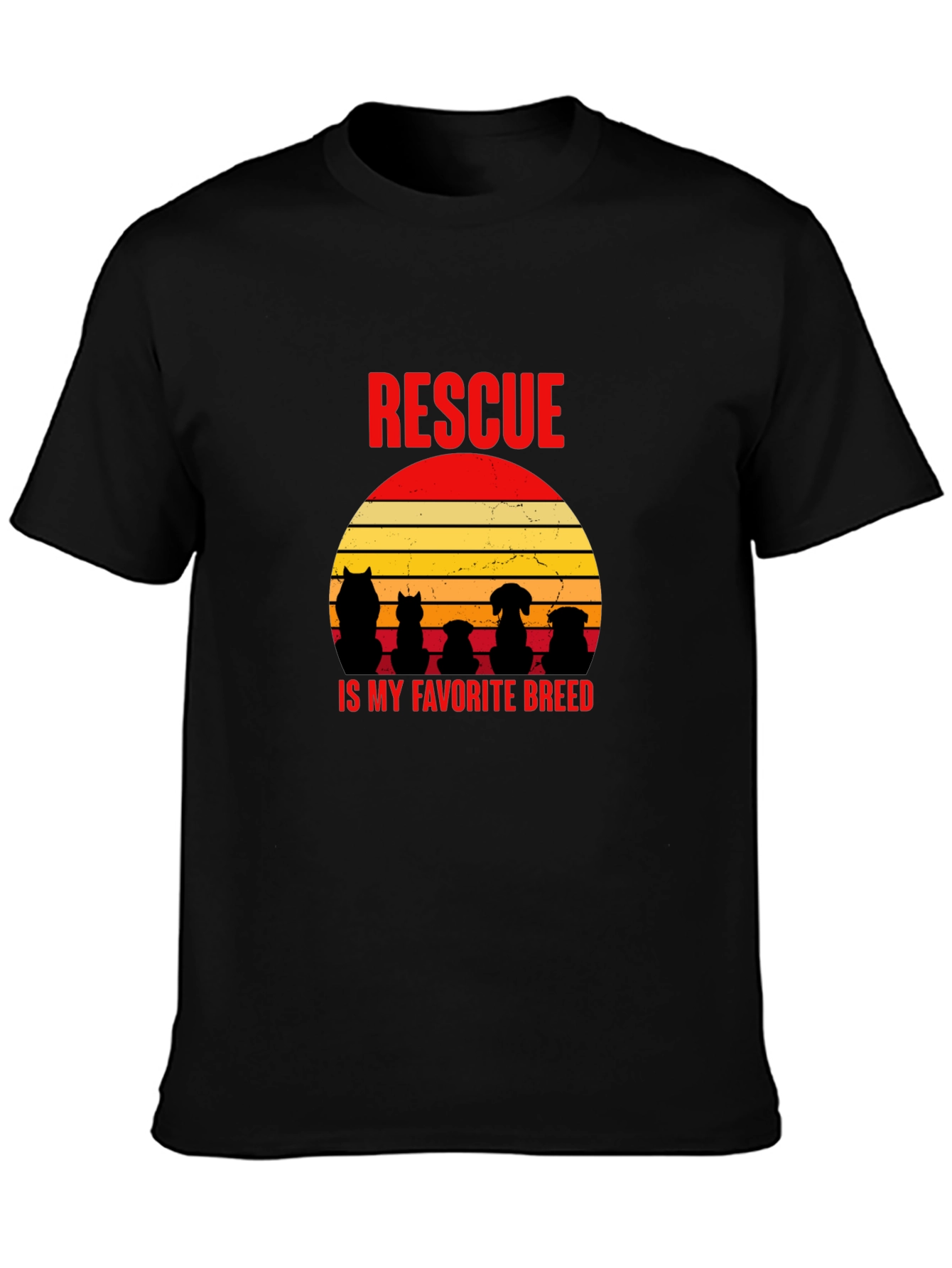 Rescue is My Favorite Breed T-Shirt
