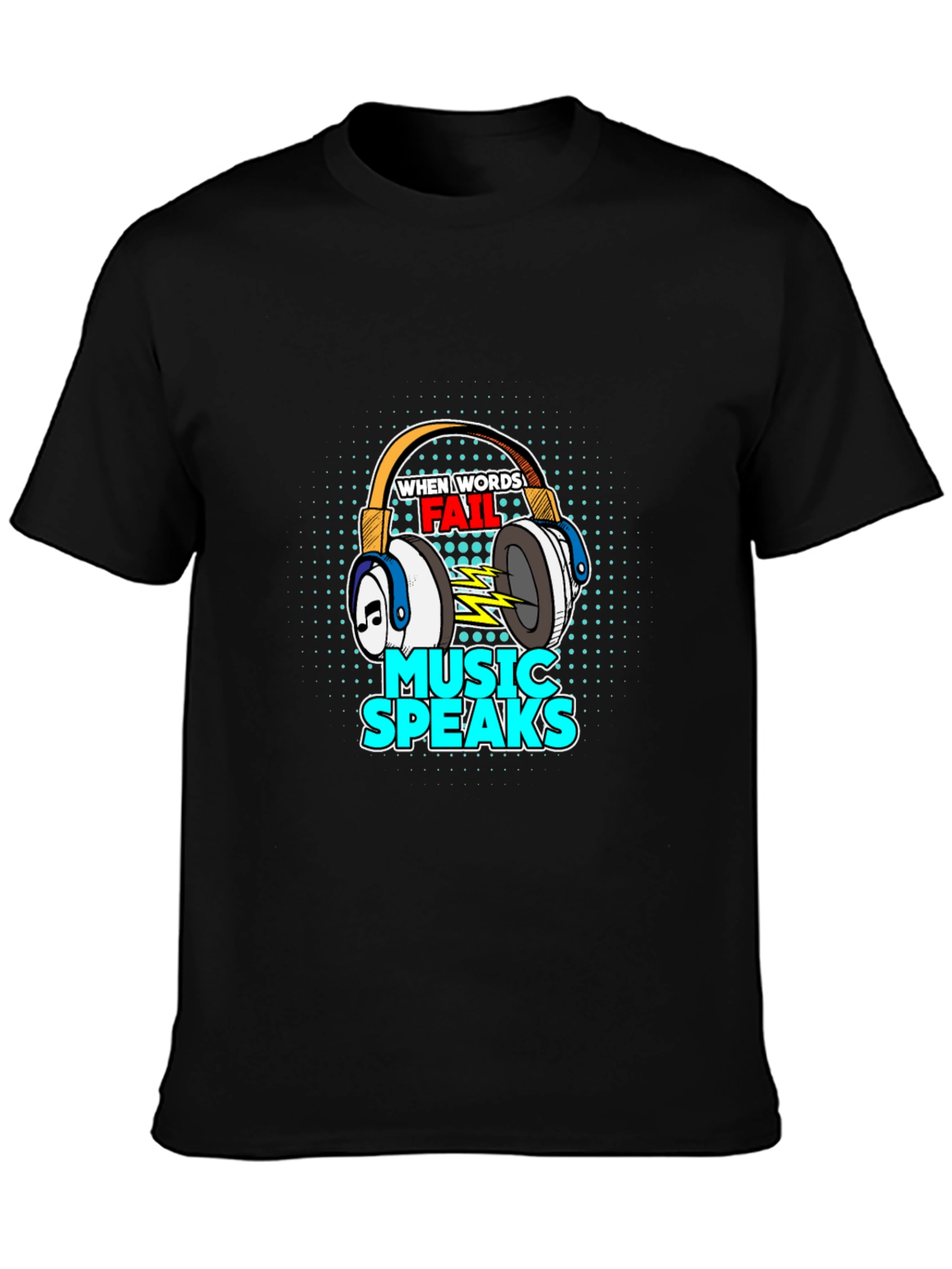 Music Speaks Graphic Tee