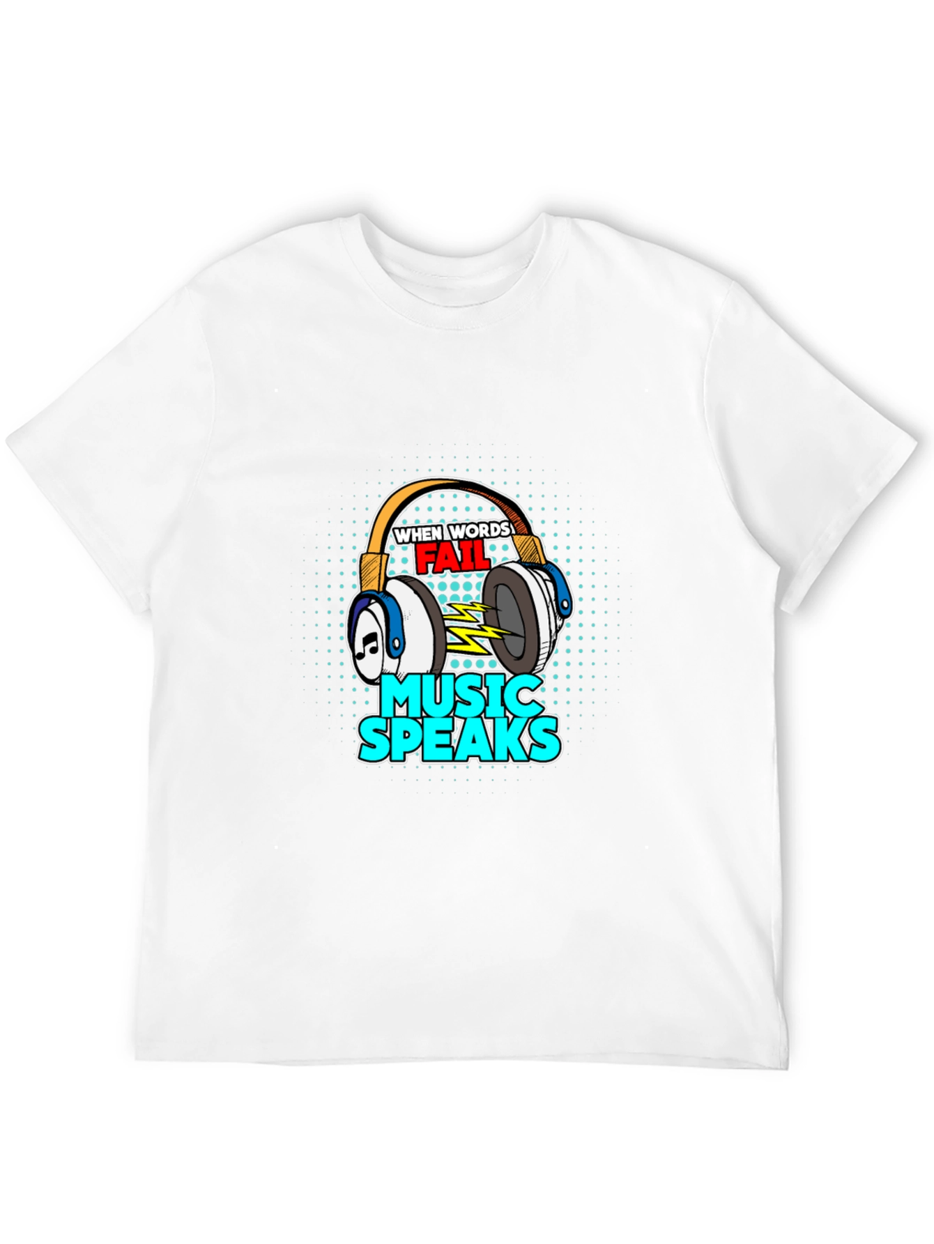 Music Speaks Graphic Tee