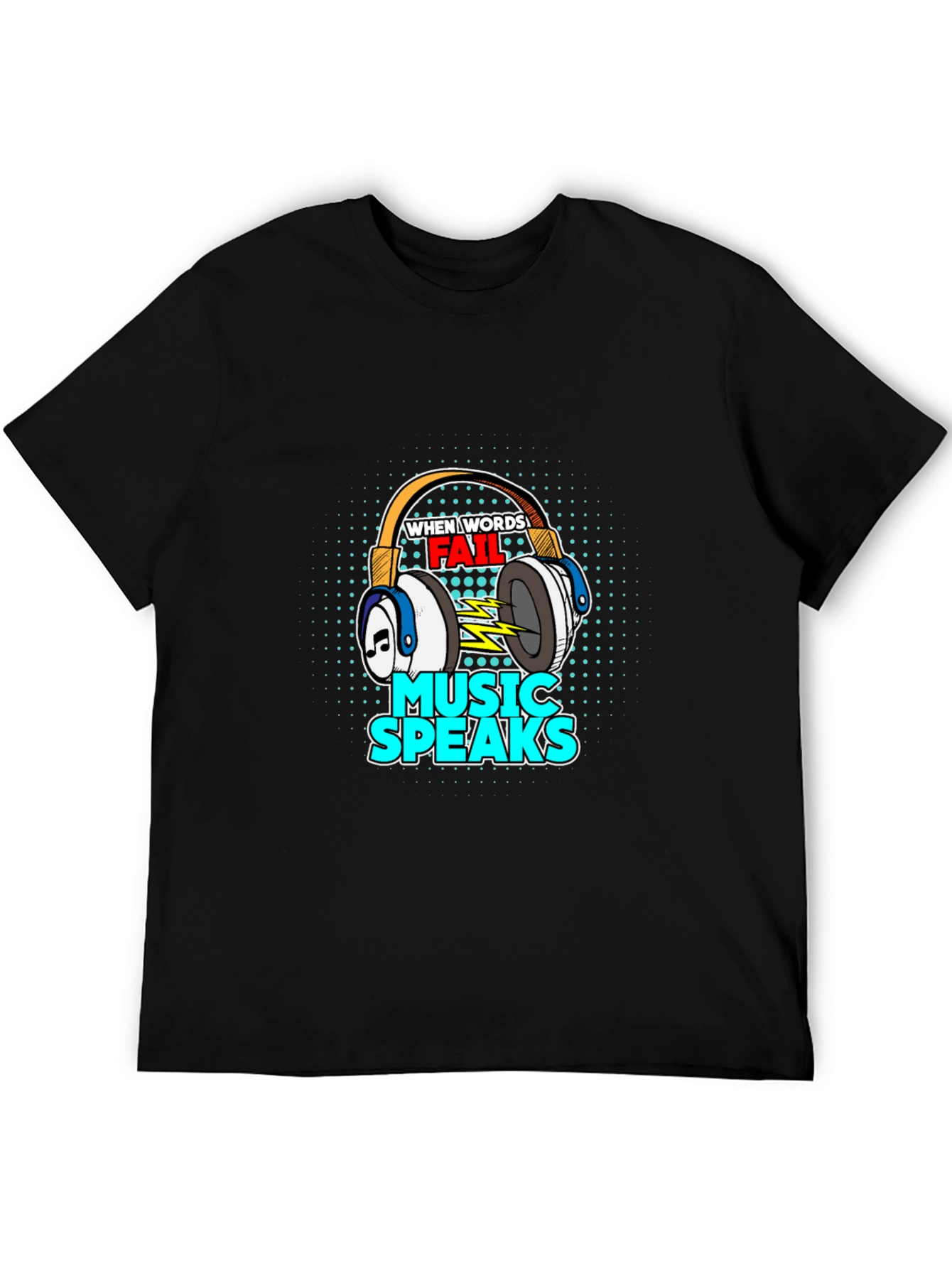 Music Speaks Graphic Tee