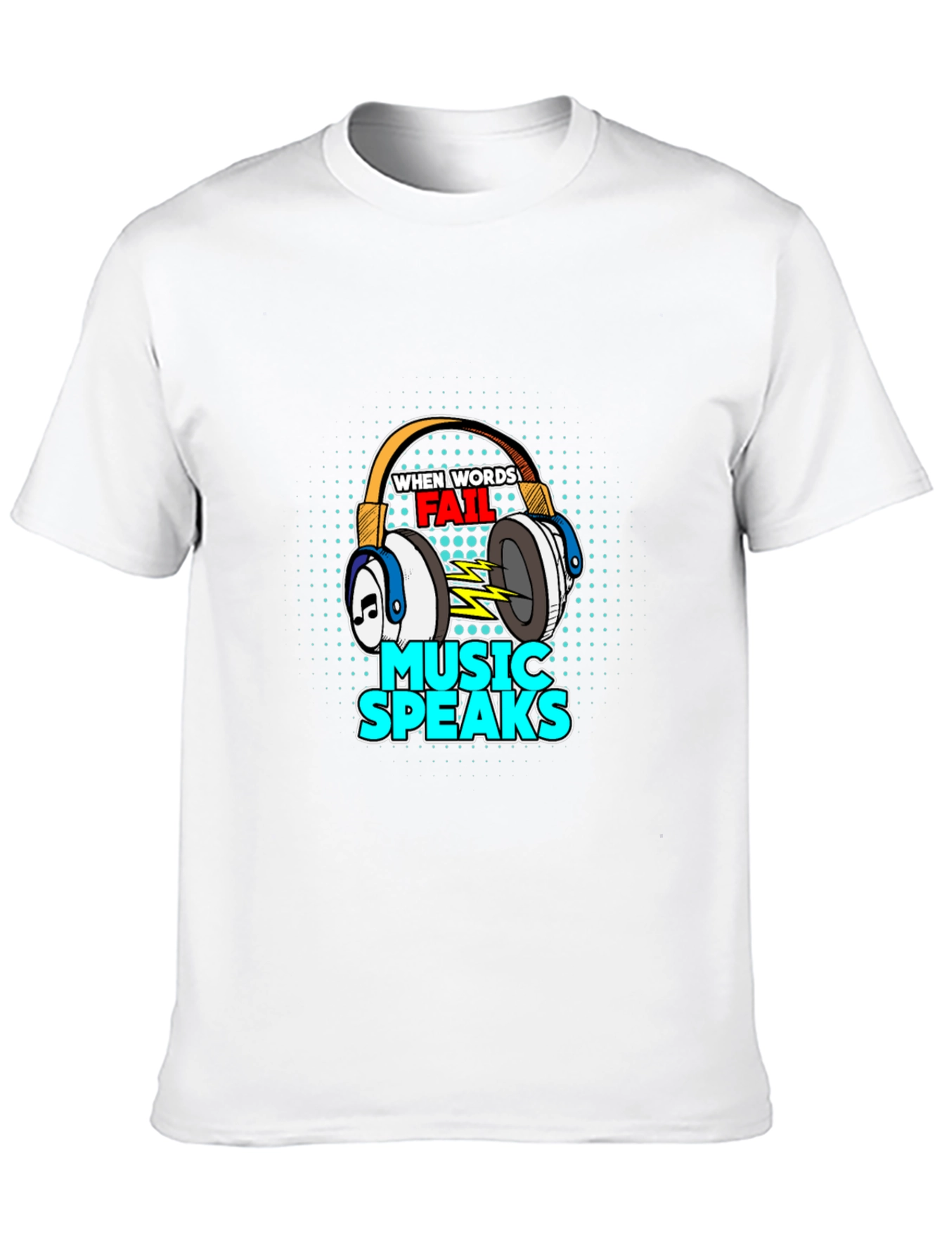 Music Speaks Graphic Tee