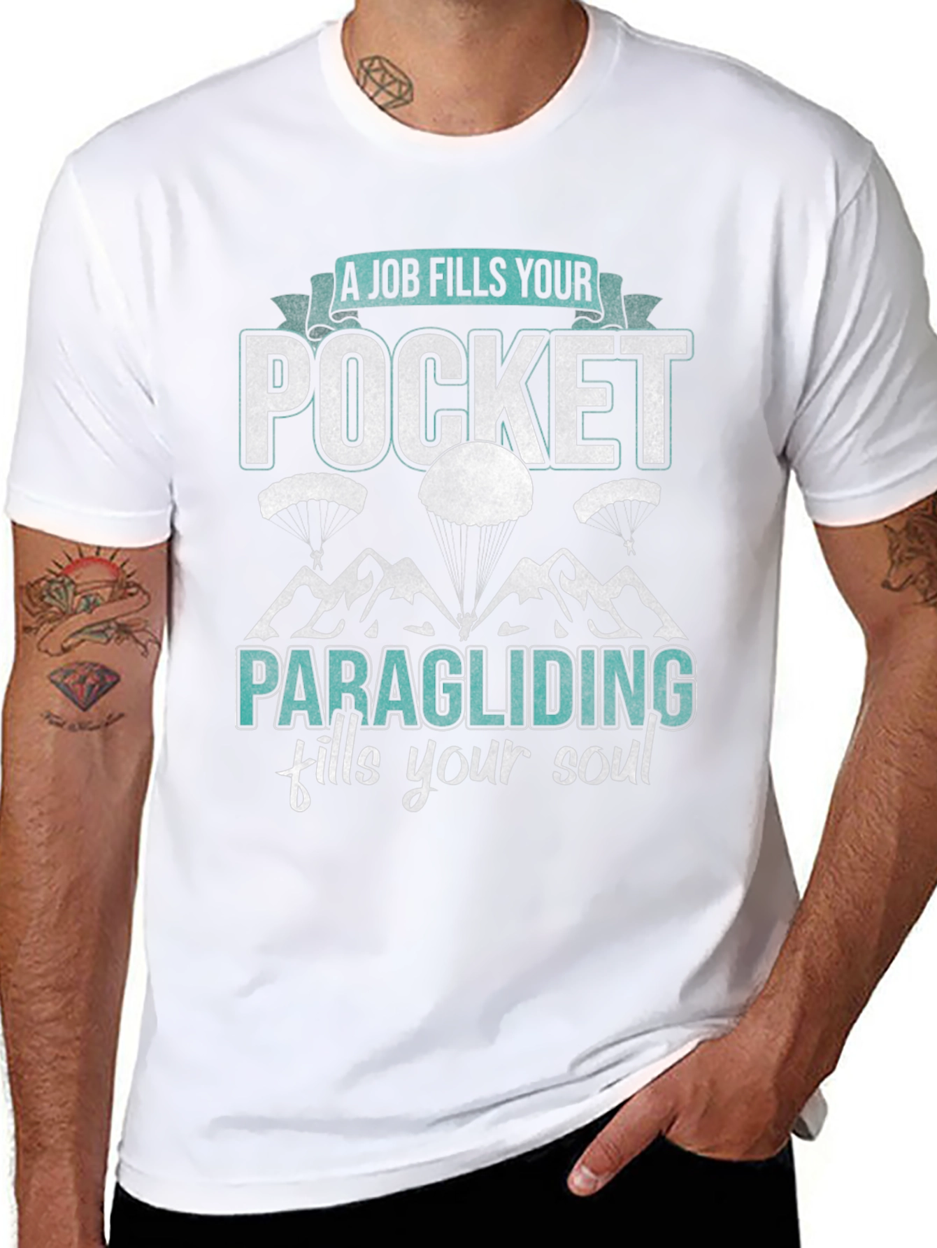 Paragliding Soul Graphic T-Shirt