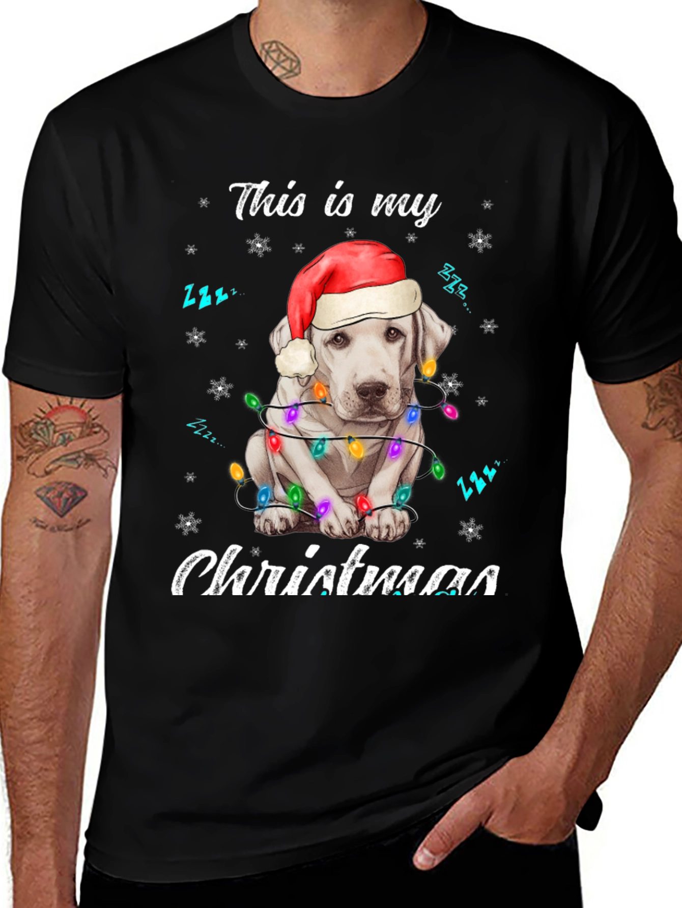 Dog Christmas T-Shirt: Holiday Puppy Tee