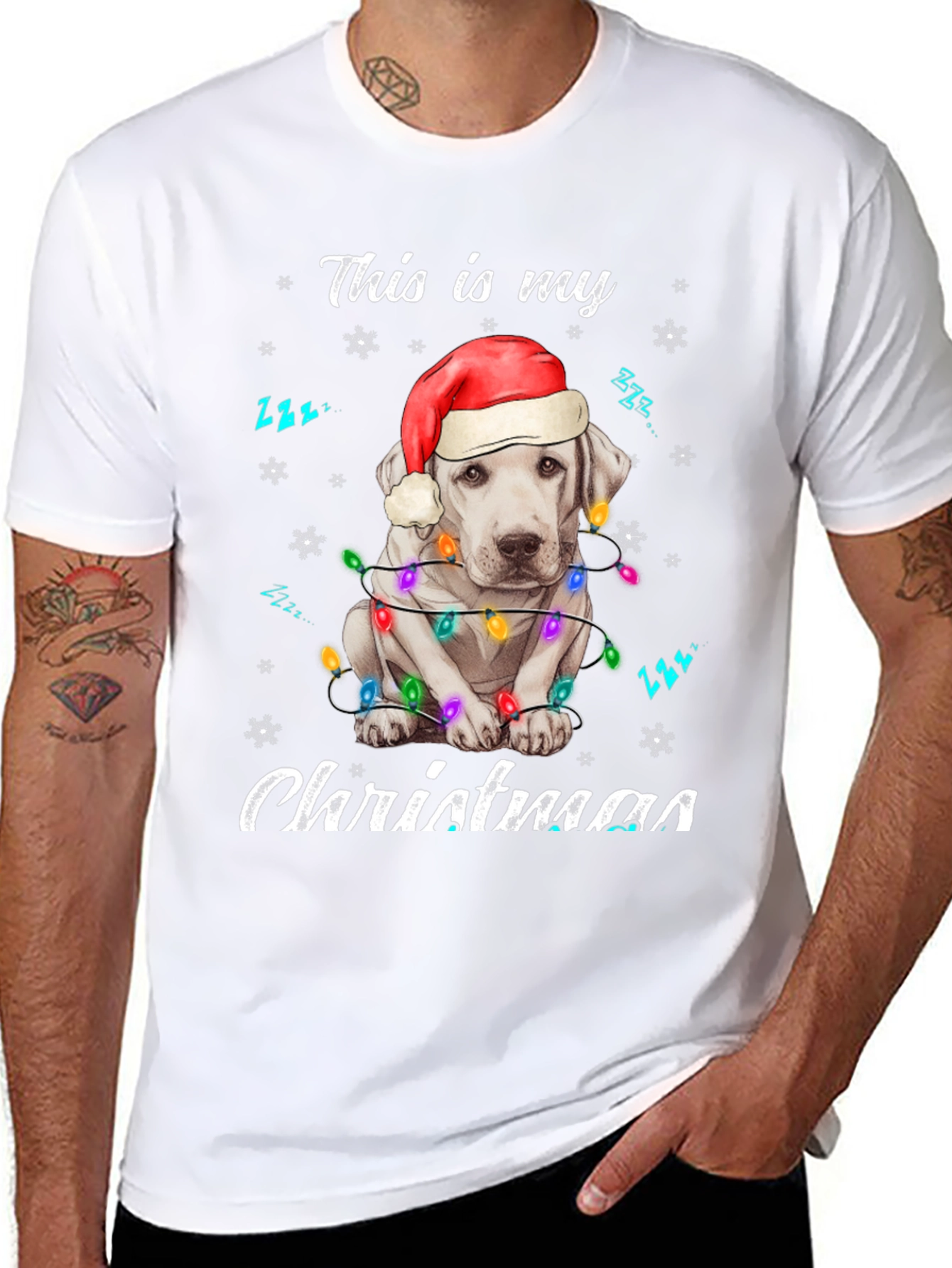 Dog Christmas T-Shirt: Holiday Puppy Tee