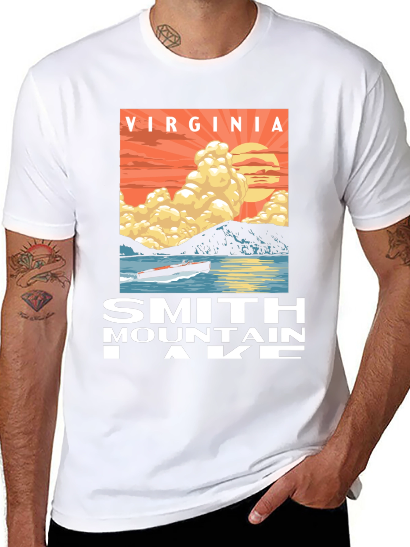 Virginia Smith Mountain Lake T-Shirt